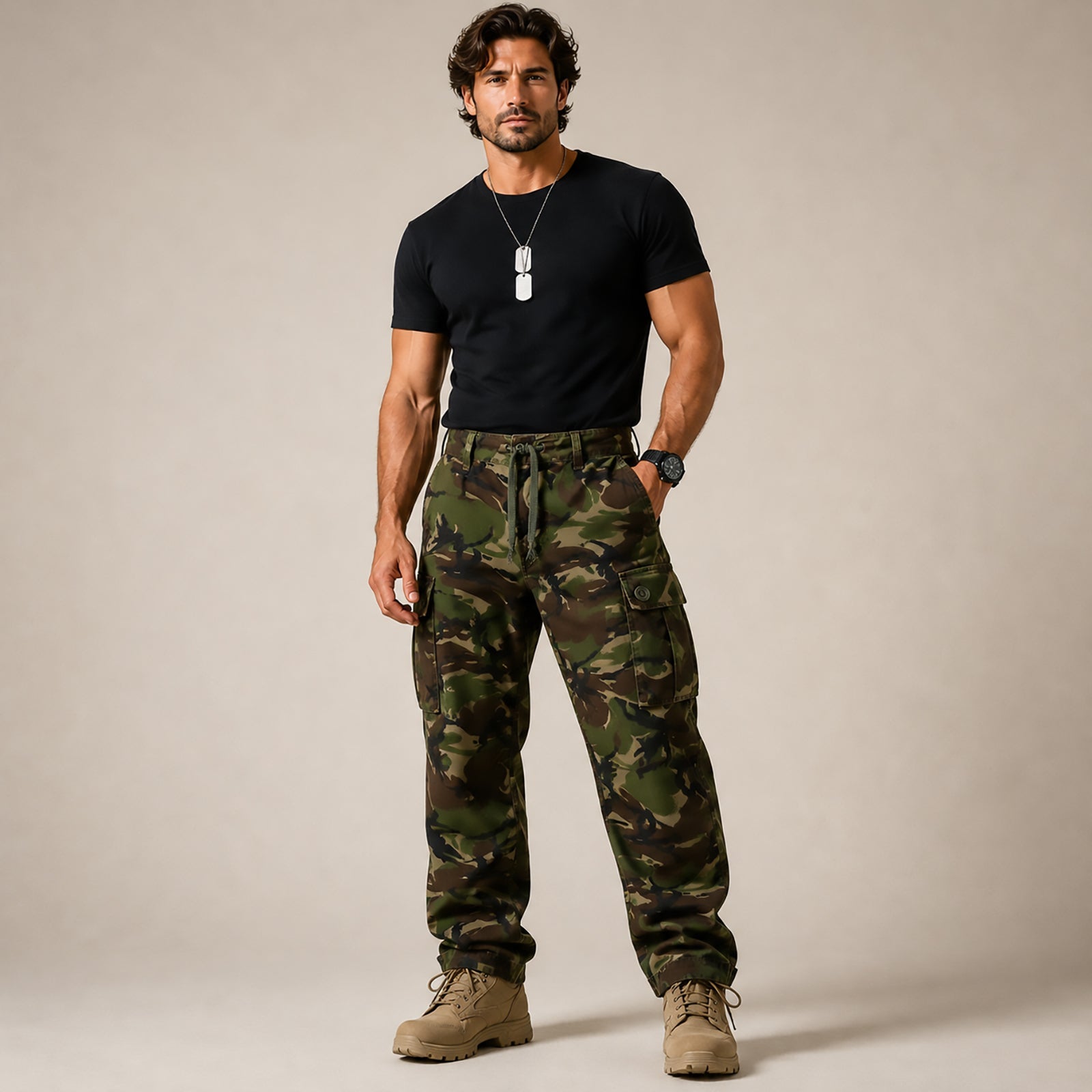 British Army DPM Cargo Trousers W36 L30 Woodland Camo by RewearableUK – MILITARY | RewearableUK