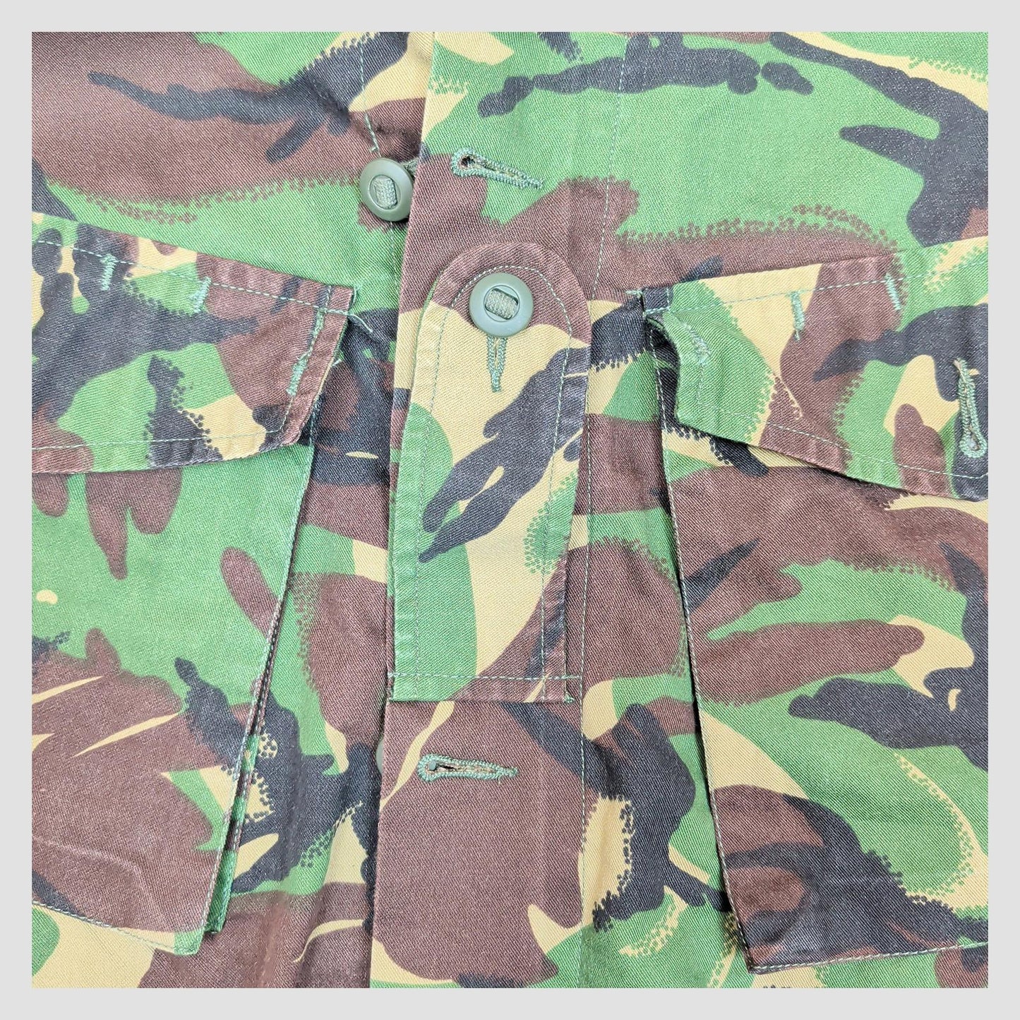British Army DPM Combat Jacket 180/104 Large Woodland Camo Military by RewearableUK – | RewearableUK