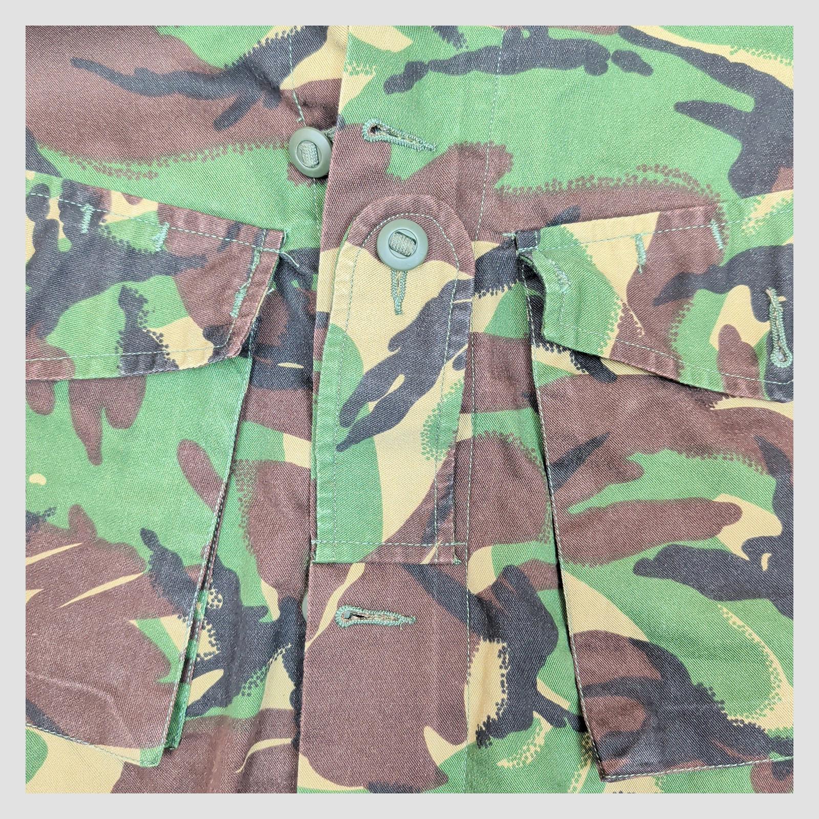 British Army DPM Combat Jacket 180/104 Large Woodland Camo Military by RewearableUK – | RewearableUK