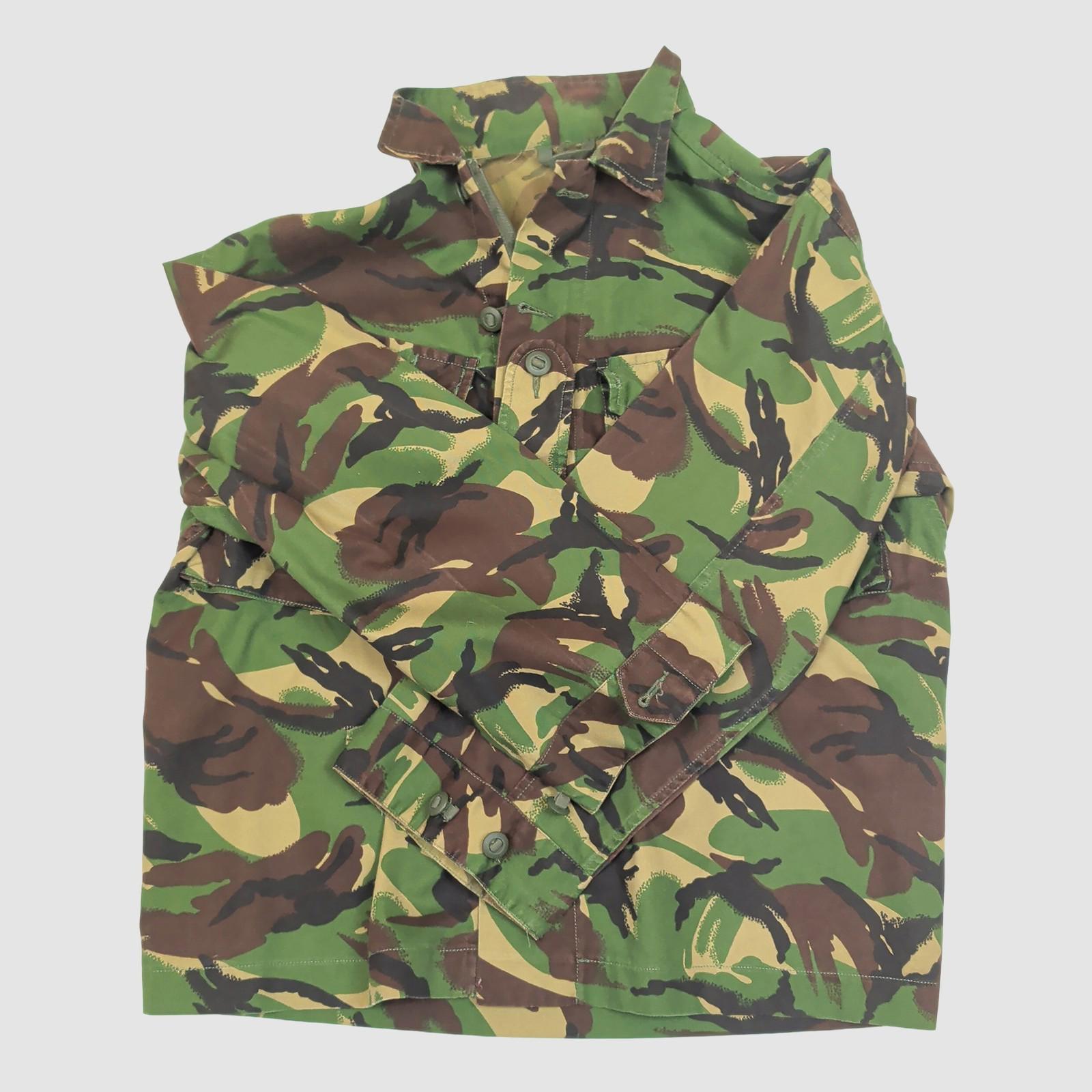 British Army DPM Combat Jacket 180/104 Large Woodland Camo Military by RewearableUK – | RewearableUK