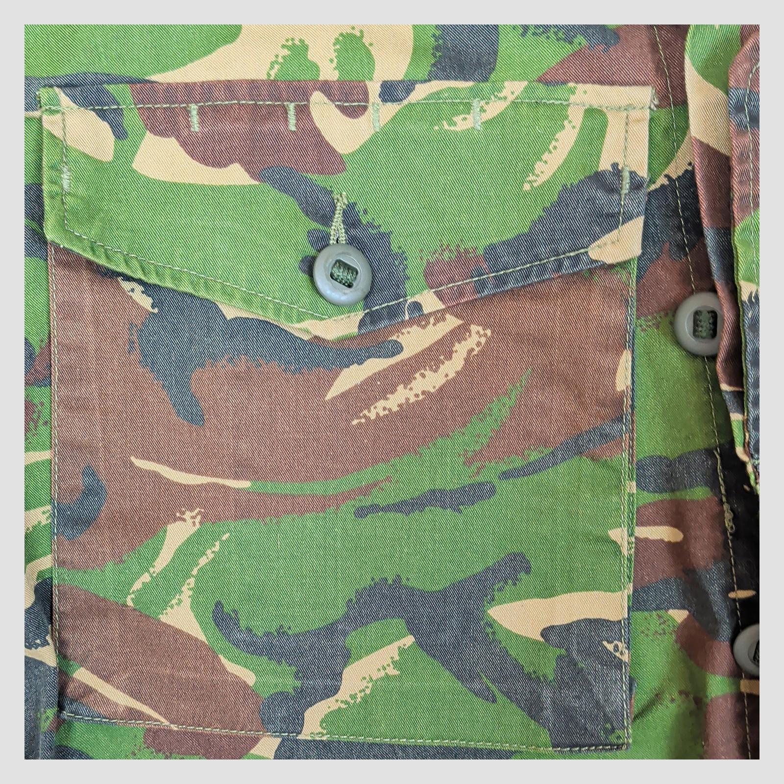 British Army DPM Combat Jacket Medium Long 180/96 Woodland Camo UK Patch by RewearableUK – | RewearableUK
