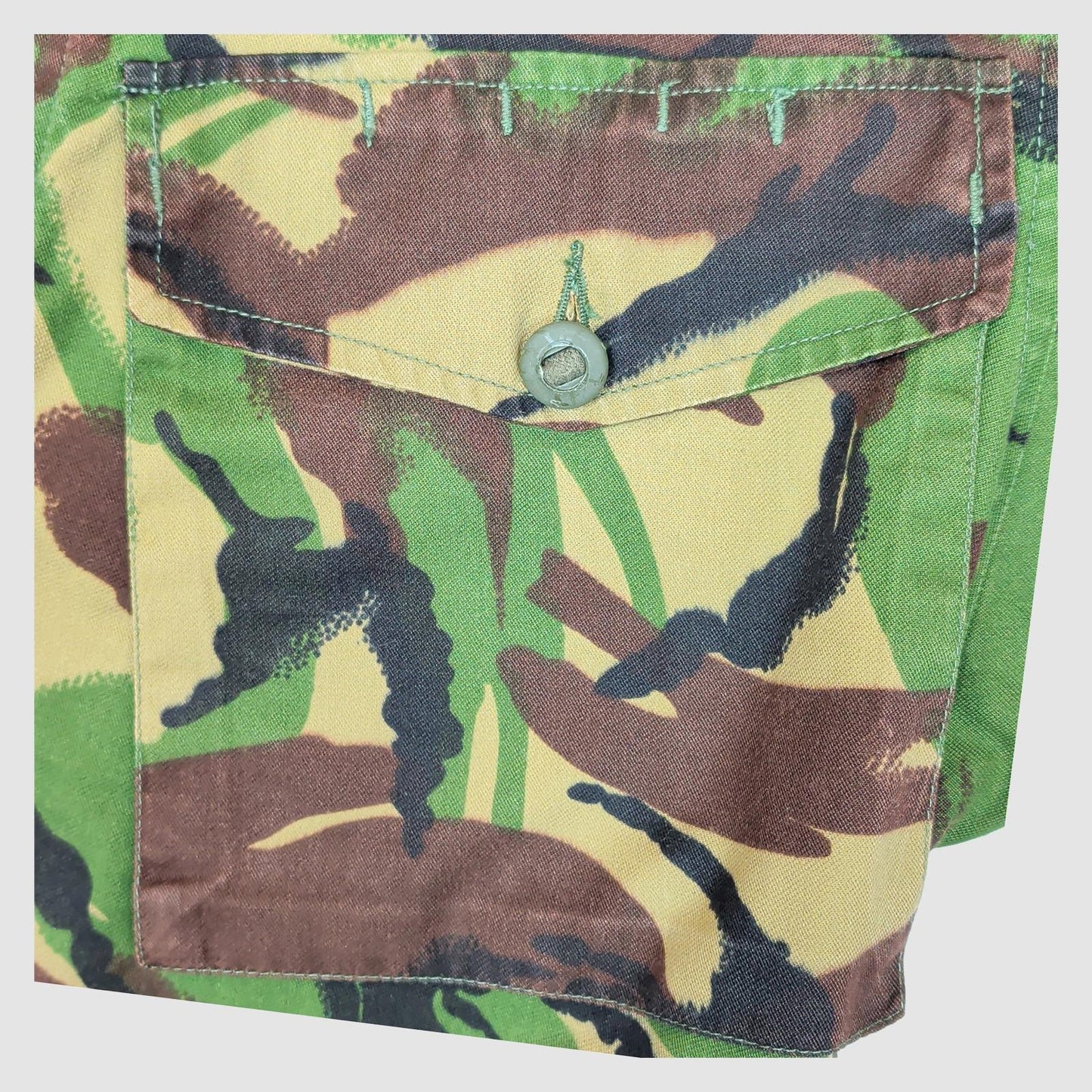 British Army DPM Combat Jacket Medium Long 190/96 Woodland Camo Shirt by RewearableUK – | RewearableUK