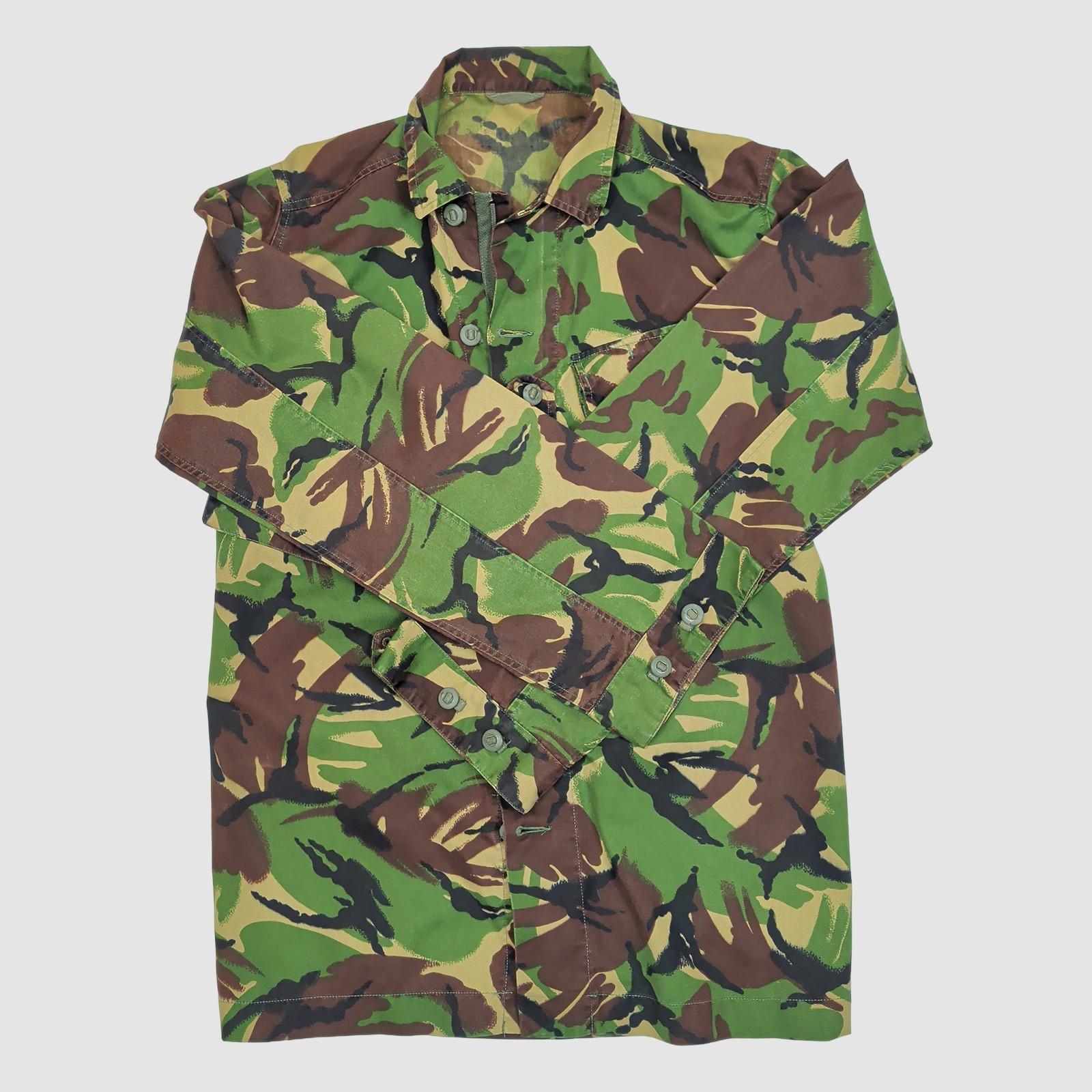 British Army DPM Combat Jacket Medium Long 190/96 Woodland Camo Shirt by RewearableUK – | RewearableUK