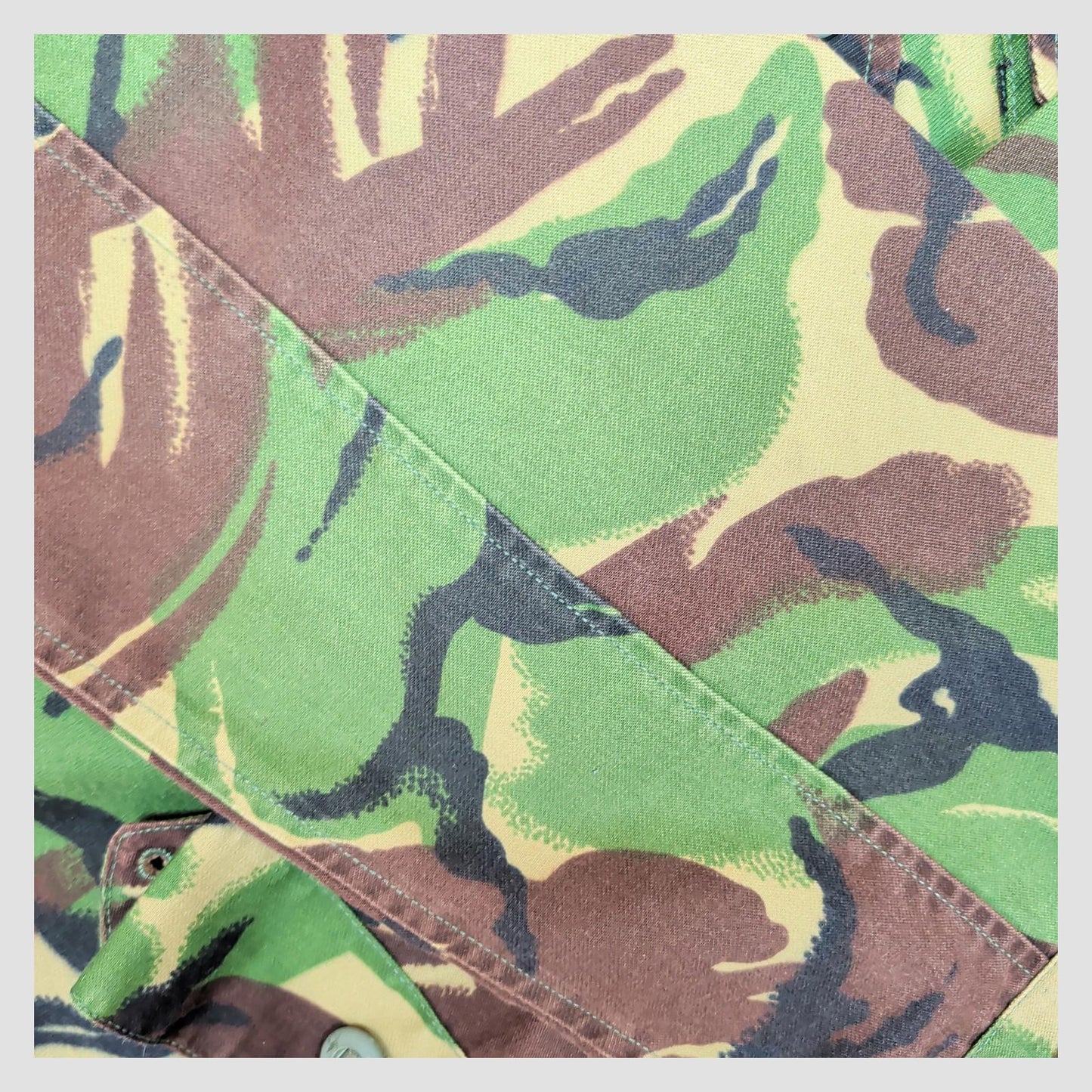 British Army DPM Combat Jacket Medium Long 190/96 Woodland Camo Shirt by RewearableUK – | RewearableUK