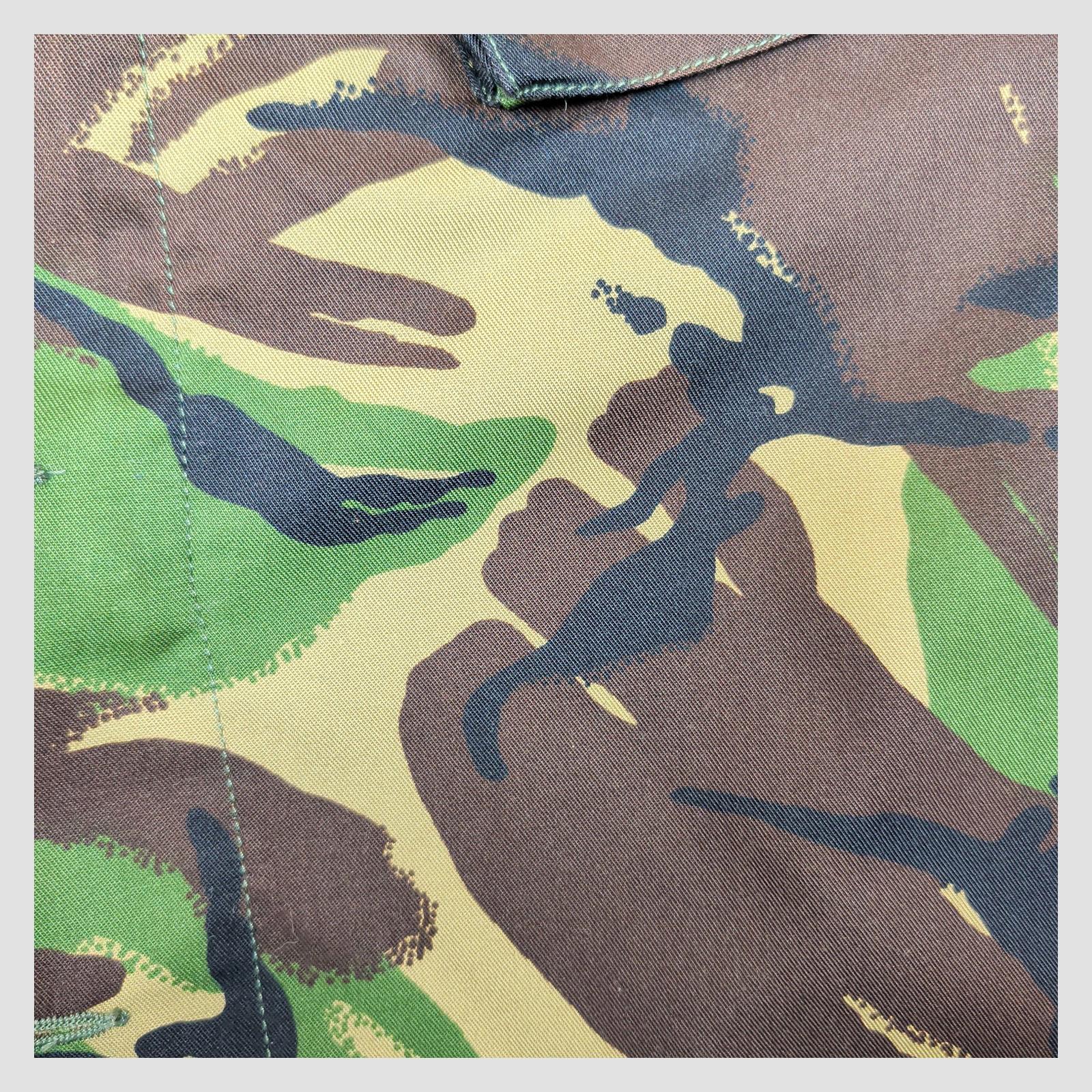 British Army DPM Combat Jacket Small Regular 170/96 Woodland Camo Shirt by RewearableUK – | RewearableUK