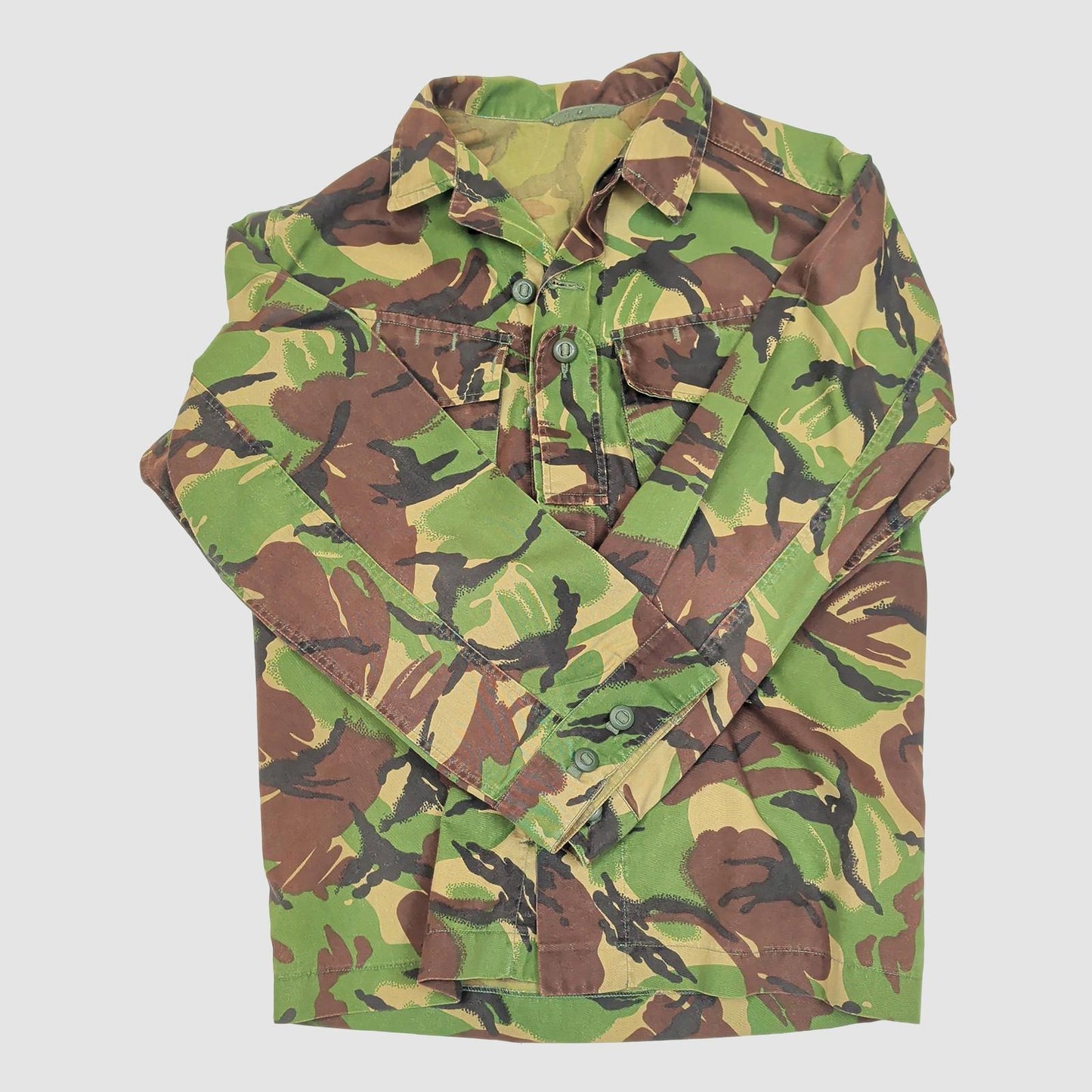 British Army DPM Combat Jacket Small Regular 170/96 Woodland Camo Shirt by RewearableUK – | RewearableUK