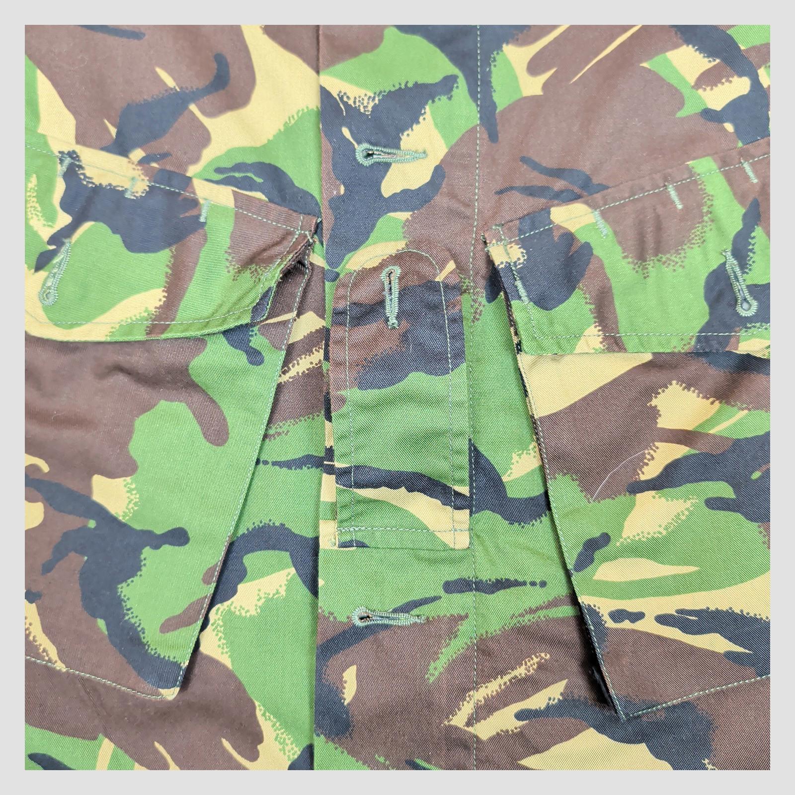 British Army DPM Combat Jacket Small Regular 170/96 Woodland Camo Shirt by RewearableUK – | RewearableUK