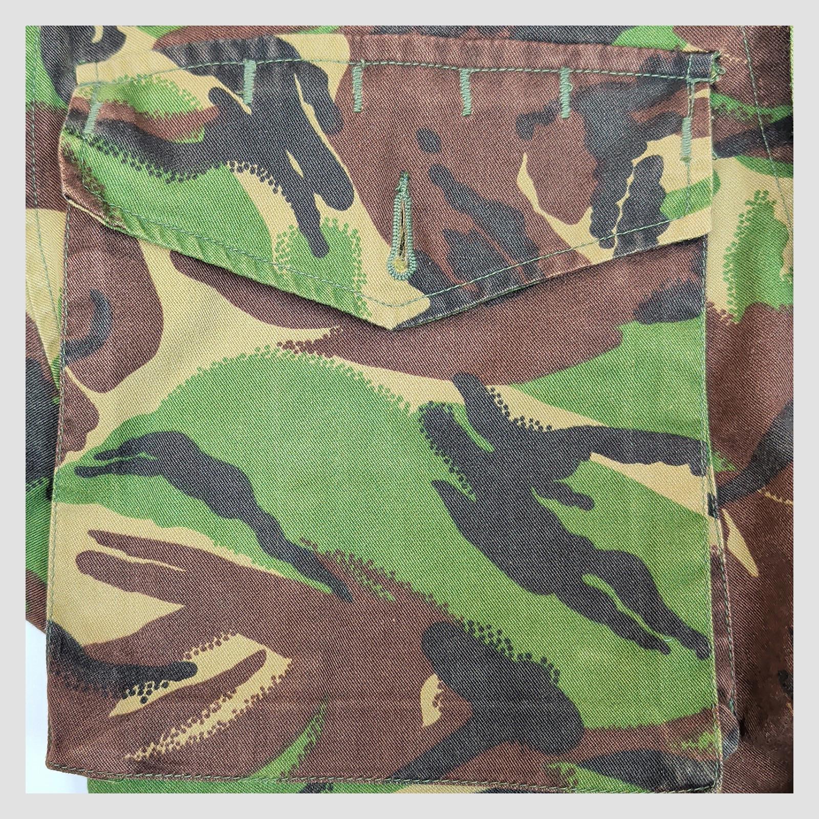 British Army DPM Combat Jacket Small Regular 170/96 Woodland Camo Shirt by RewearableUK – | RewearableUK