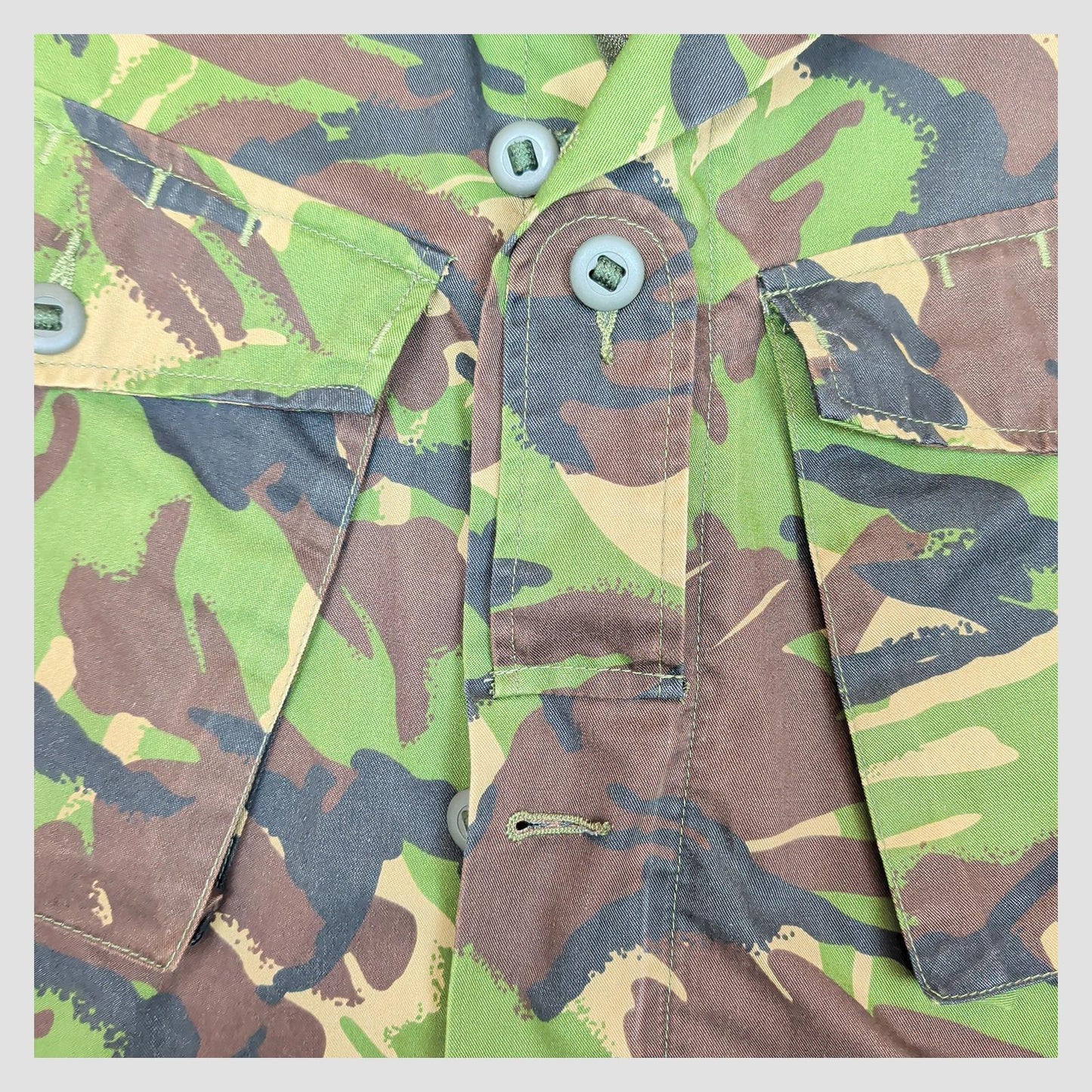 British Army DPM Combat Jacket Small Short 160/96 Woodland Camo Shirt by RewearableUK – | RewearableUK