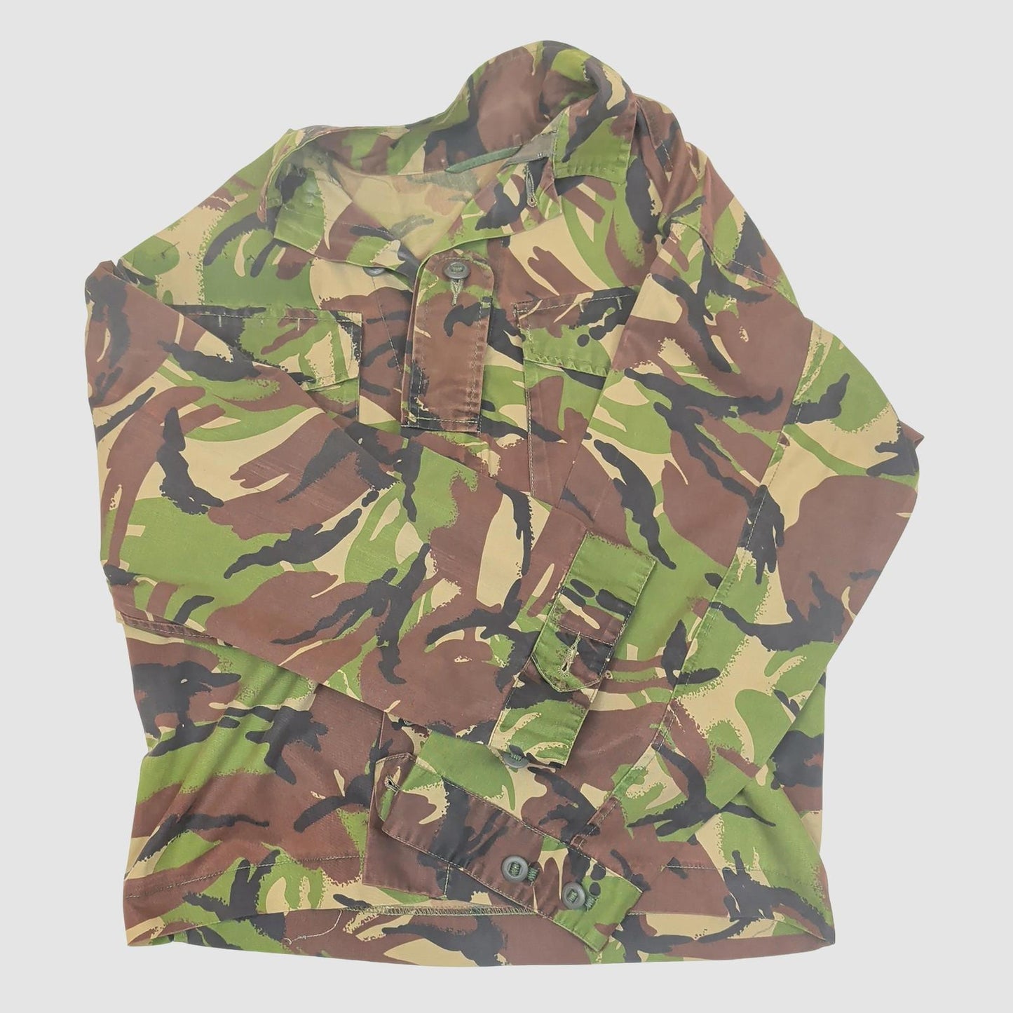 British Army DPM Combat Jacket Small Short 160/96 Woodland Camo Shirt by RewearableUK – | RewearableUK