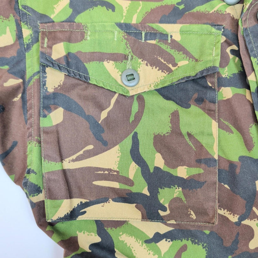 British Army DPM Combat Jacket Small Short 160/96 Woodland Camo Shirt by RewearableUK – | RewearableUK