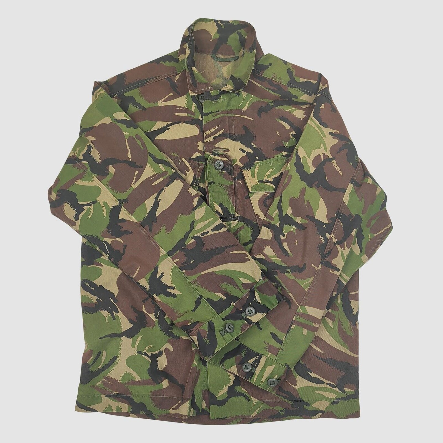 British Army DPM Jacket Combat Shirt Woodland Camo Military XL XXL by RewearableUK – MILITARY | RewearableUK
