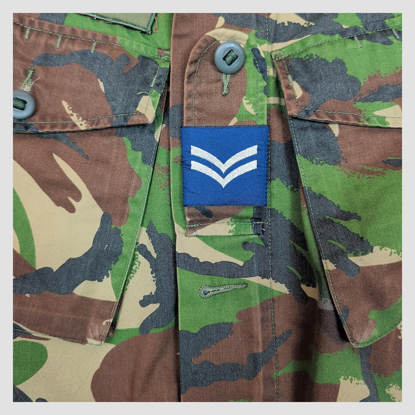 British Army DPM Jacket RAF Air Cadets 170/88 Small Woodland Camo by RewearableUK – | RewearableUK