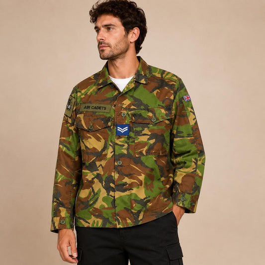 british army dpm jacket raf air cadets woodland camo shirt size 170 88 by Military Surplus – MILITARY | RewearableUK