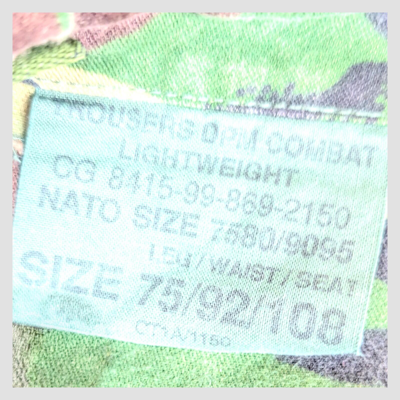 british army dpm lightweight combat camo cargo trousers pants size w 36 l 30 by RewearableUK – | RewearableUK