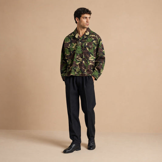 British Army DPM Lightweight Combat Jacket 160/88 Small Name Tape – Military product photo 1 | RewearableUK