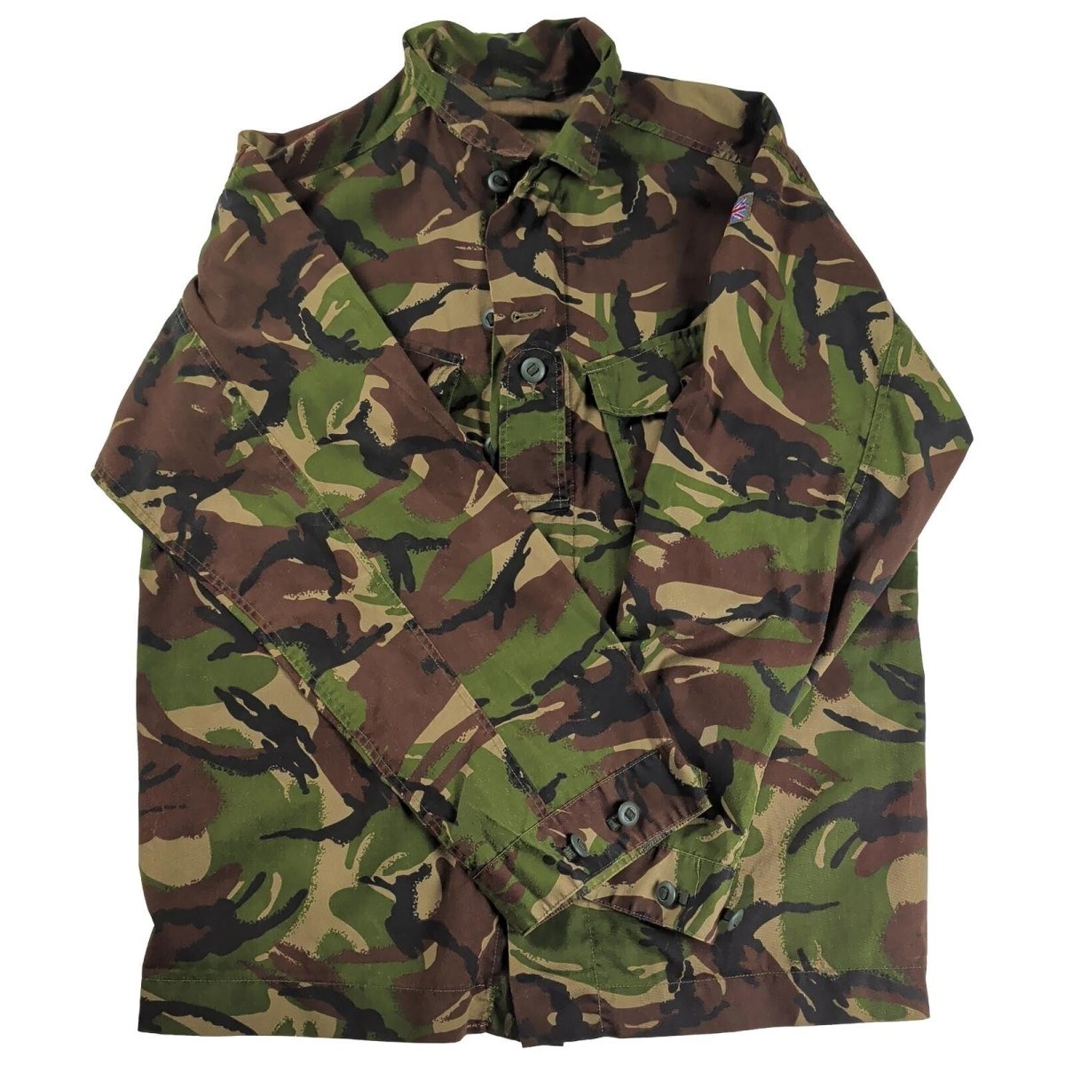 British Army DPM Lightweight Combat Jacket 180/104 Large Union Jack – product photo 1 | RewearableUK