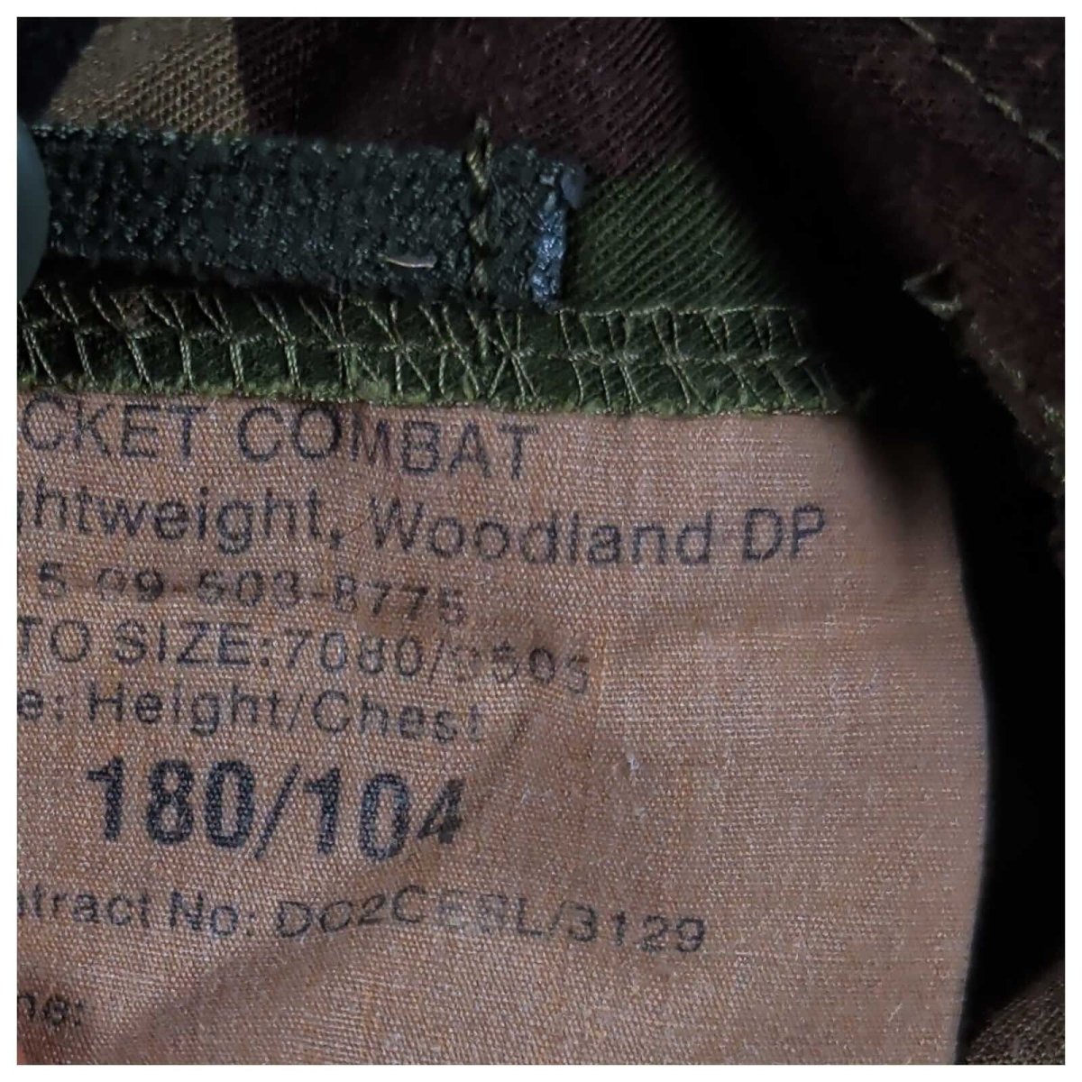 British Army DPM Lightweight Combat Jacket 180/104 Large Union Jack – product photo 6 | RewearableUK