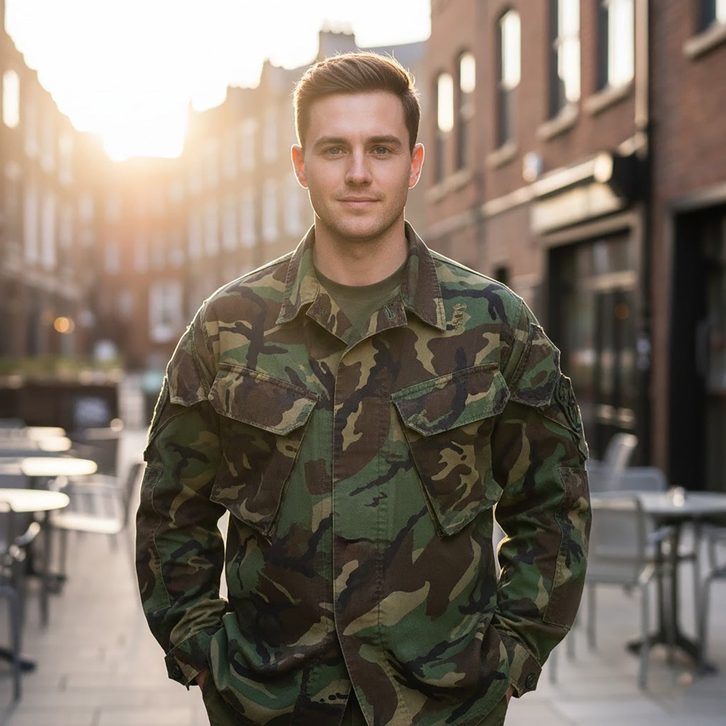 British Army DPM Smock Jacket Distressed | Men's Small (Size 1) by RewearableUK – MILITARY | RewearableUK