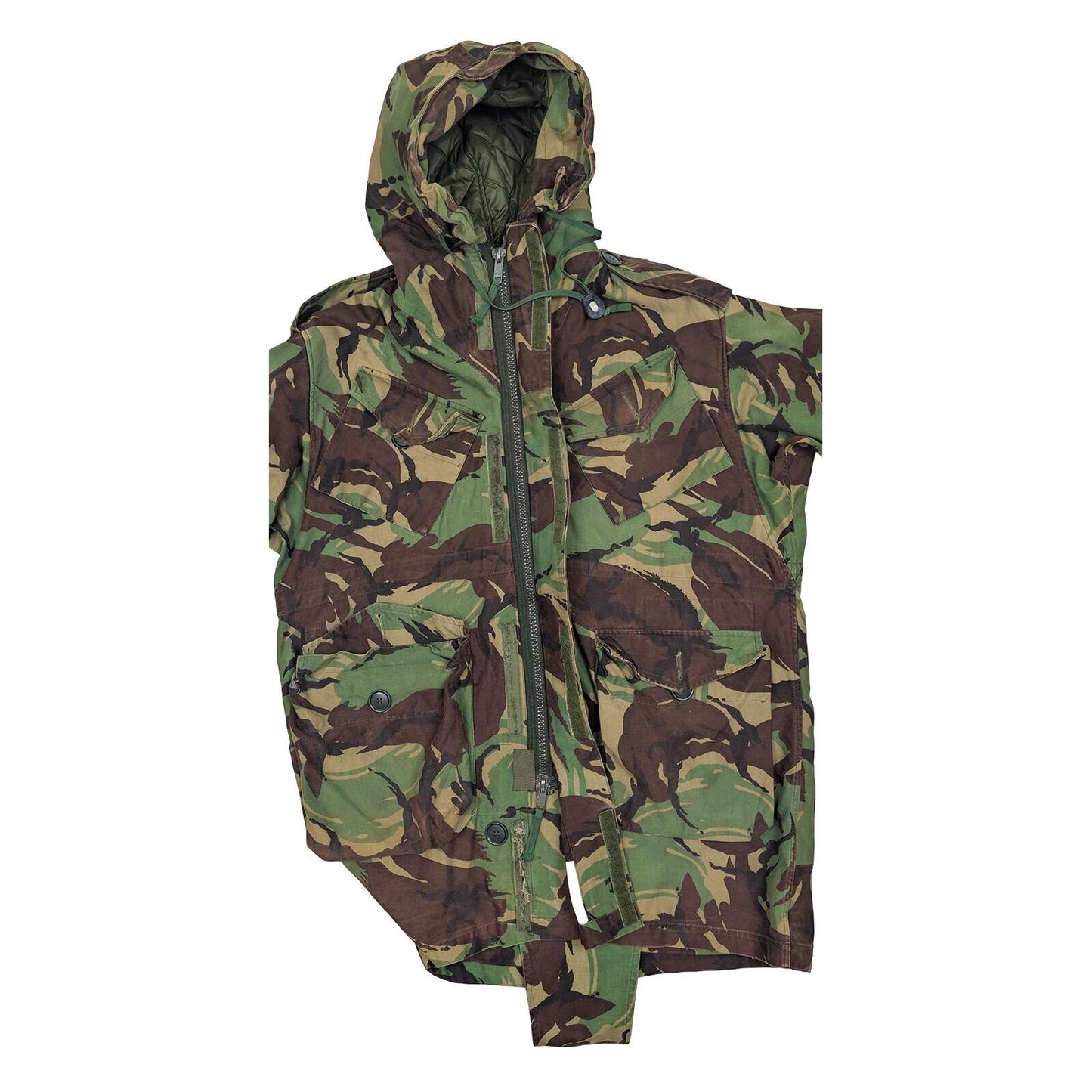 British Army DPM Smock Jacket Hooded Combat Camo Military L XL by RewearableUK – MILITARY | RewearableUK
