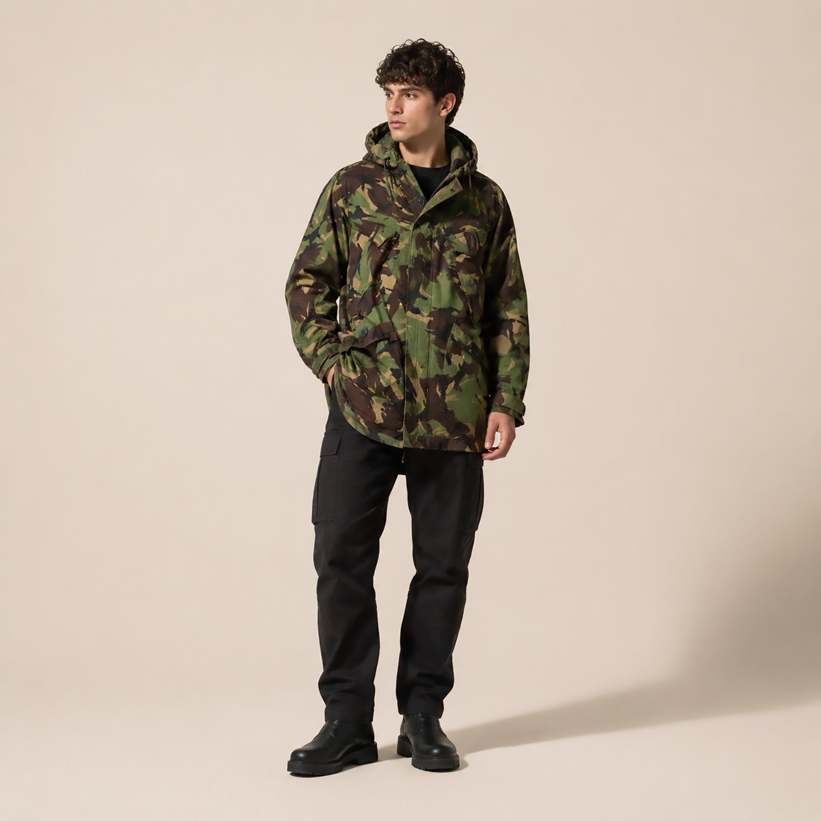 British Army DPM Smock Jacket Hooded Combat Camo Military L XL by RewearableUK – MILITARY | RewearableUK