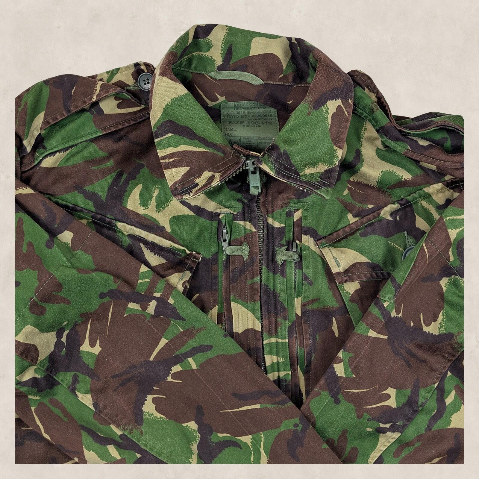 British Army DPM Woodland Combat Smock Jacket 190/112 Heavy Field Parka by RewearableUK – | RewearableUK