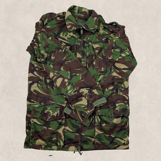 British Army DPM Woodland Combat Smock Jacket 190/112 Heavy Field Parka by RewearableUK – | RewearableUK