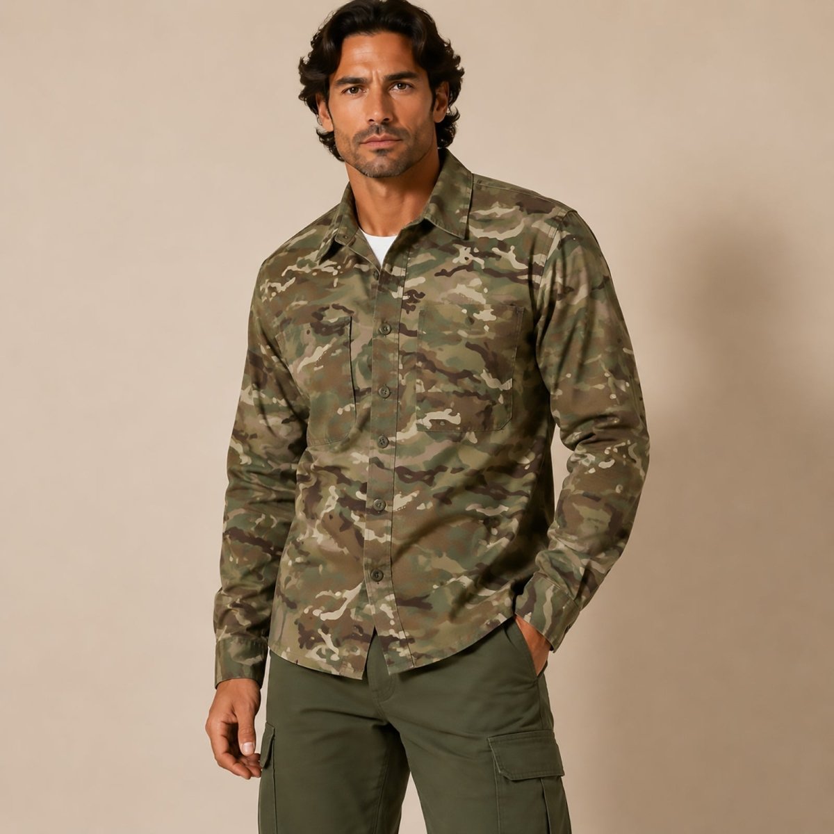 British Army MTP Barrack Shirt Jacket 170/96 Camo by RewearableUK – MILITARY | RewearableUK