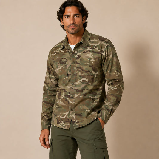 British Army MTP Barrack Shirt Jacket 170/96 Camo by RewearableUK – MILITARY | RewearableUK