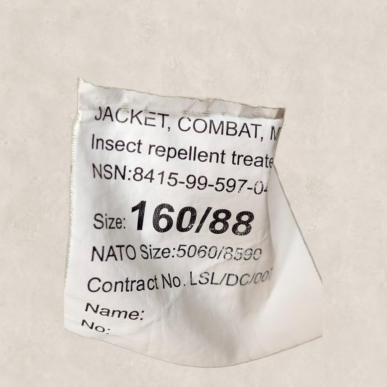 British Army MTP Combat Jacket 160/88 Insect Repellent Treated Camo by RewearableUK – | RewearableUK