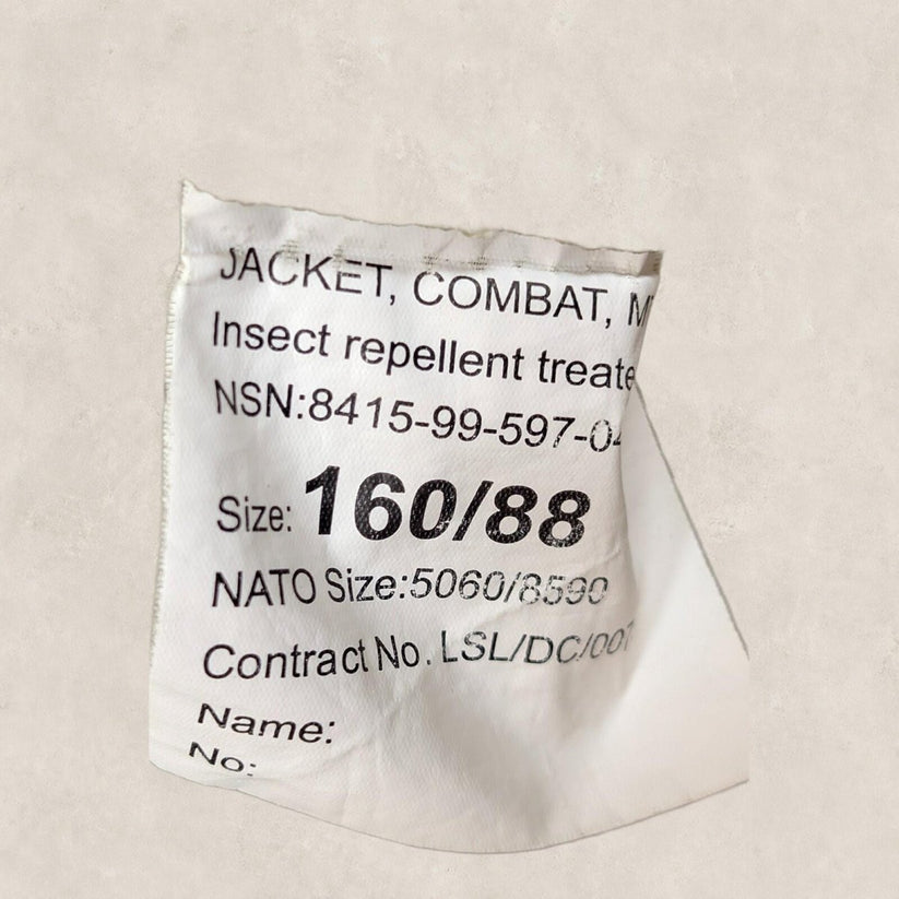 British Army MTP Combat Jacket 160/88 Insect Repellent Treated Camo by RewearableUK – | RewearableUK