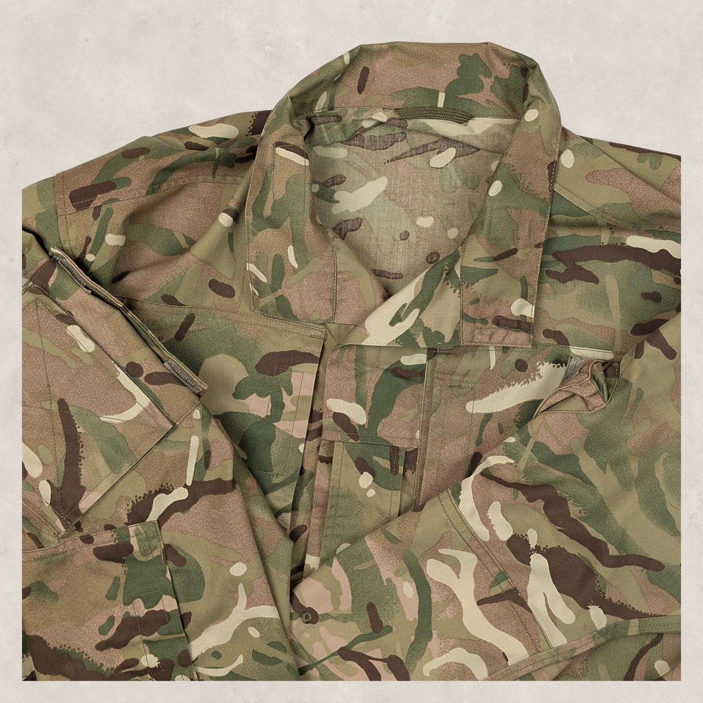 British Army MTP Combat Jacket 180/104 Temperate Weather Military Camo by RewearableUK – | RewearableUK