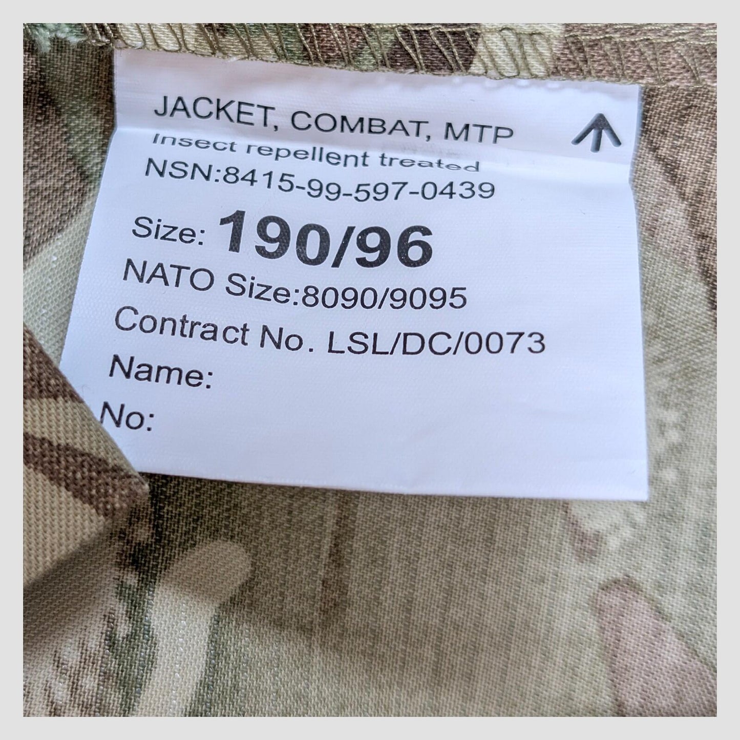 British Army MTP Combat Jacket 190/96 Genuine Military Camo Field Shirt by RewearableUK – | RewearableUK