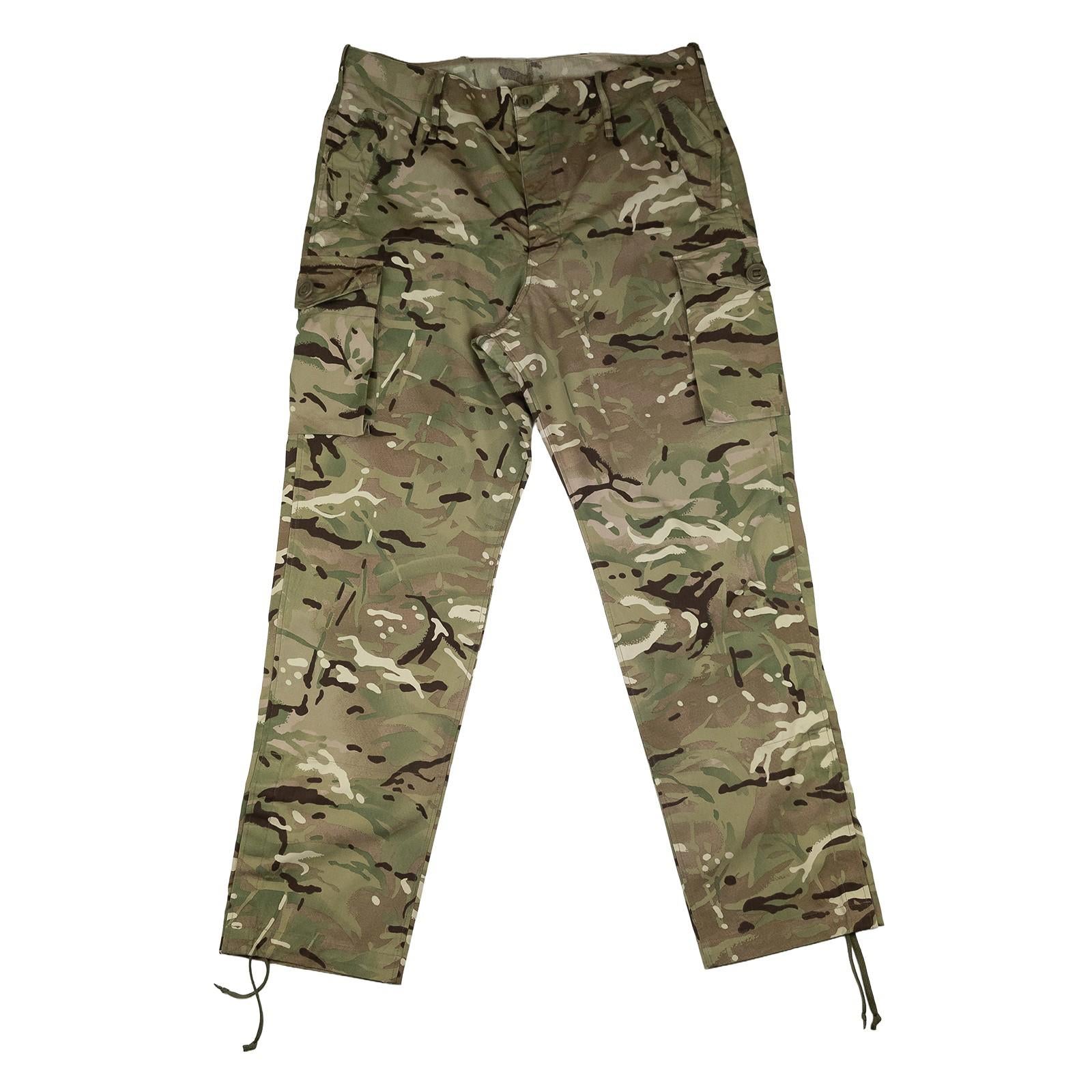 British Army MTP Combat Trousers Windproof Camo Cargo Pants 41W 35L 90/104/120 by RewearableUK – | RewearableUK