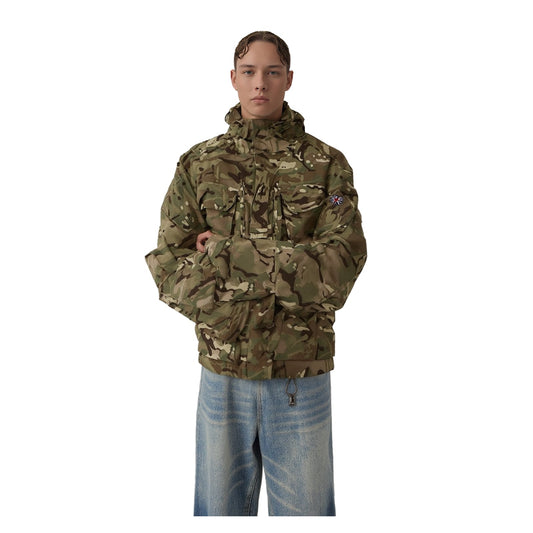 British Army MTP Windproof Combat Smock Hooded Jacket | Men's Medium Short by RewearableUK – | RewearableUK