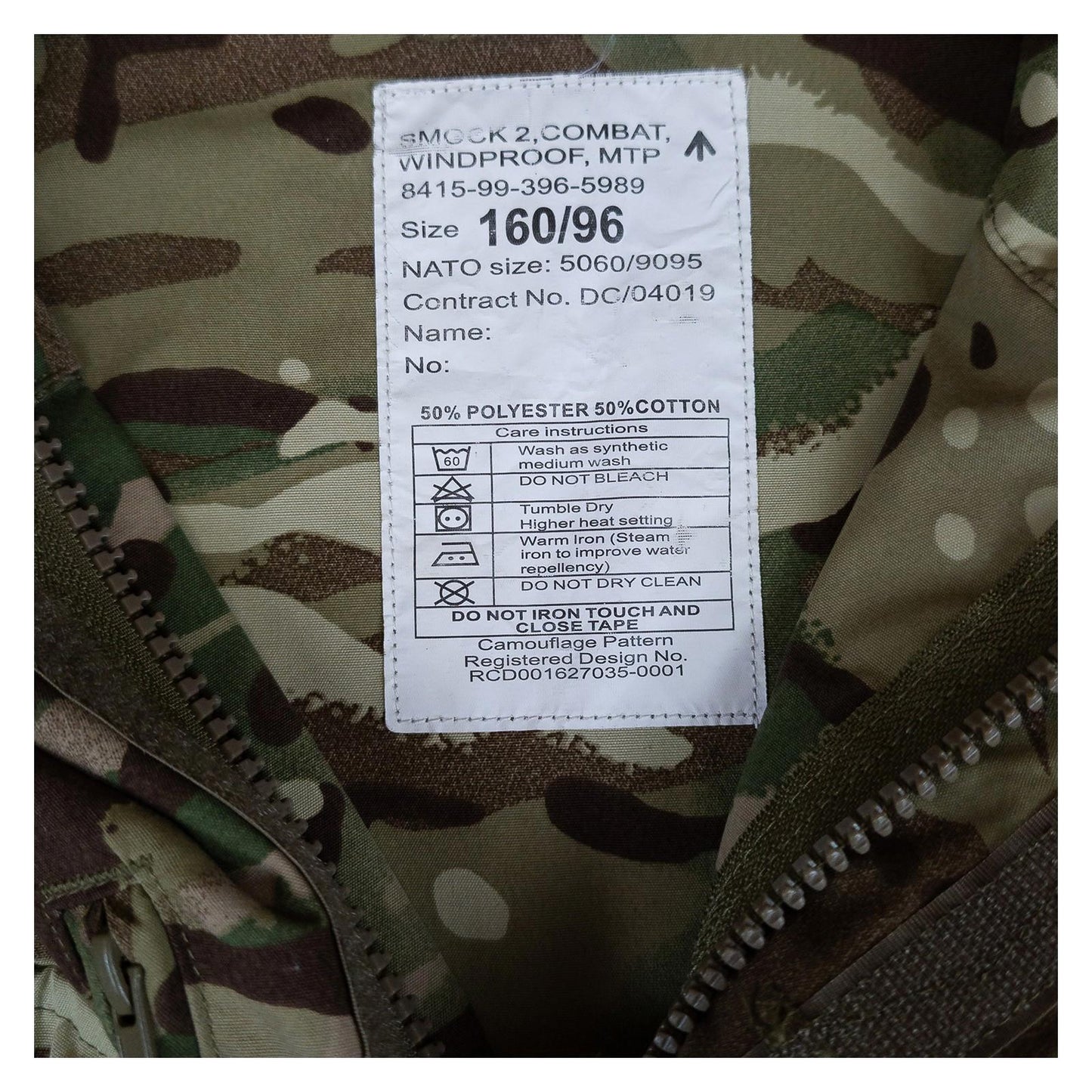 British Army MTP Windproof Combat Smock Hooded Jacket Men's Medium Short by RewearableUK – | RewearableUK