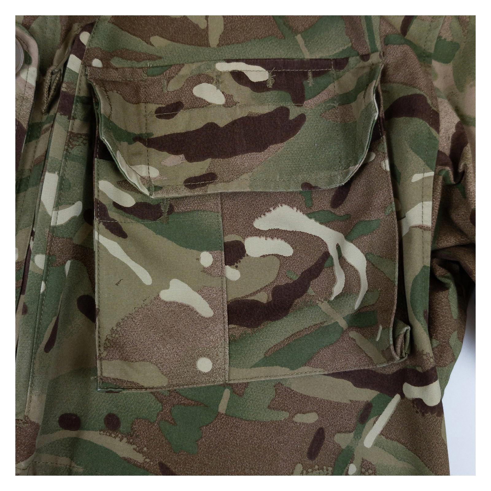 British Army MTP Windproof Combat Smock Hooded Jacket Men's Medium Short by RewearableUK – | RewearableUK