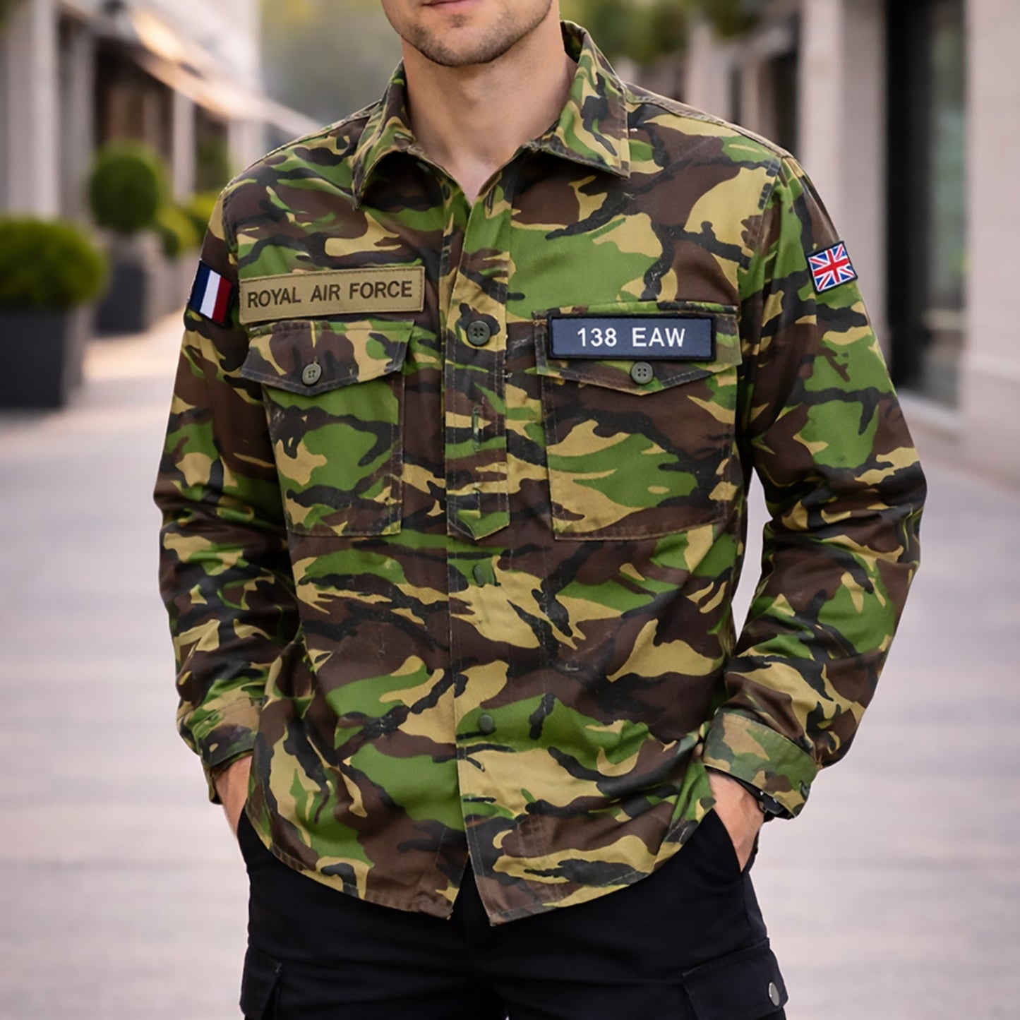 british army raf 138 eaw dpm combat jacket military shirt size 180 96 by RewearableUK – MILITARY | RewearableUK