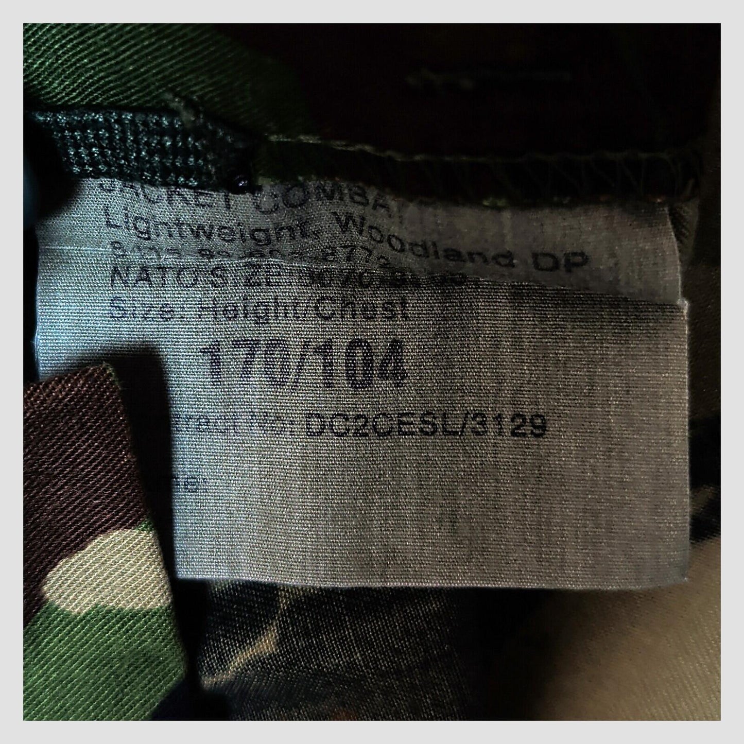 British Army RAF DPM Combat Jacket 170/104 M Woodland Camo by military surplus – | RewearableUK