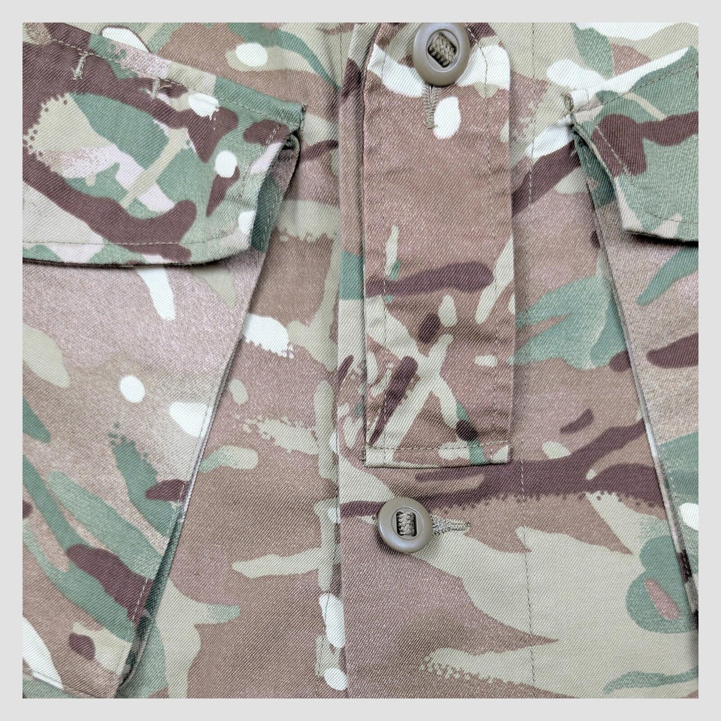 british army surplus mtp camo barrack combat shirt mens size large 180 104 by RewearableUK – | RewearableUK