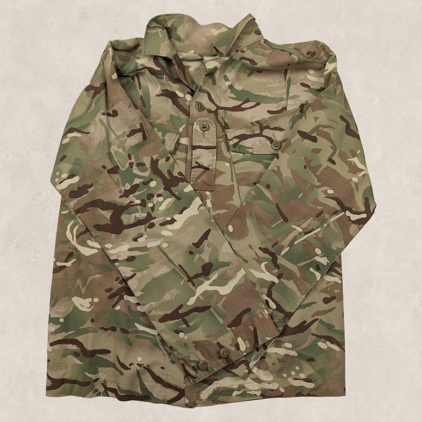 british army surplus mtp camo barrack combat shirt mens size large 180 104 by RewearableUK – | RewearableUK