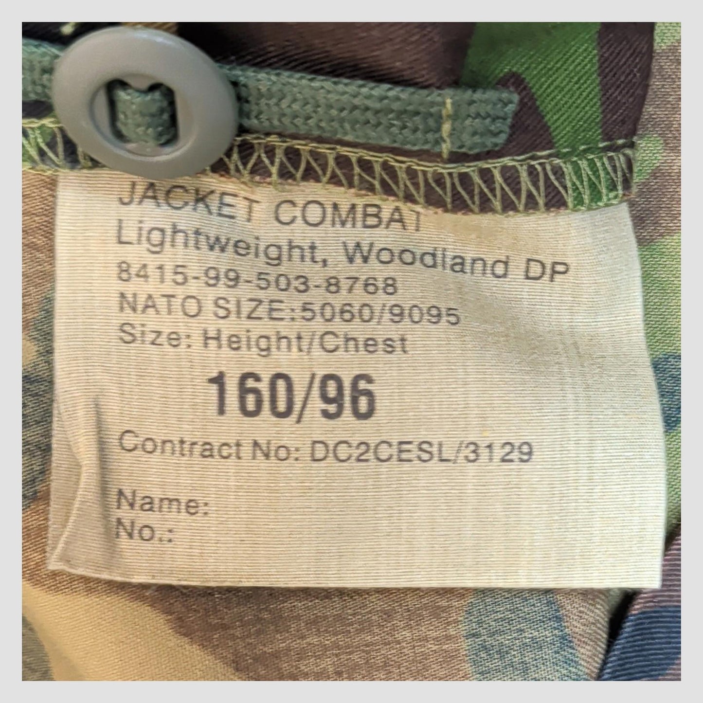 British Army Woodland DPM Combat Jacket 160/96 Lightweight Military Shirt by RewearableUK – | RewearableUK