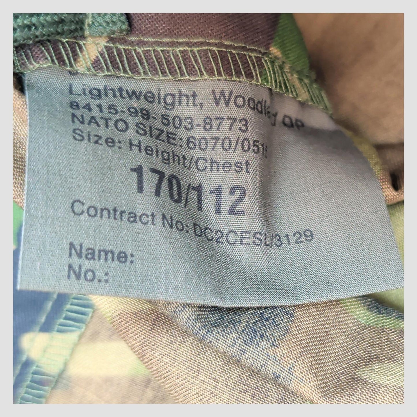 British Army Woodland DPM Combat Jacket 170/112 Military Shirt Large by RewearableUK – | RewearableUK