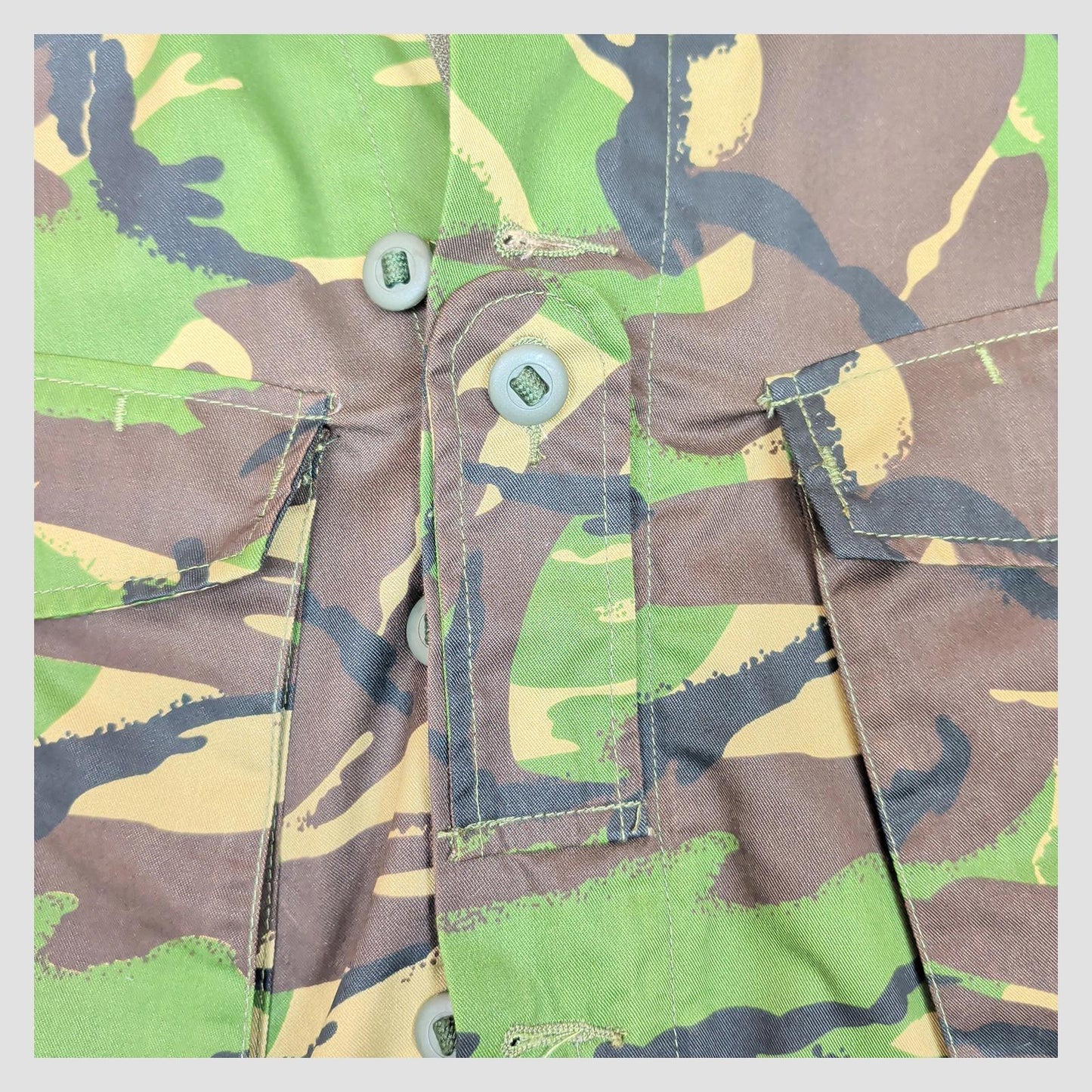 British Army Woodland DPM Combat Jacket 170/112 Military Shirt Large by RewearableUK – | RewearableUK