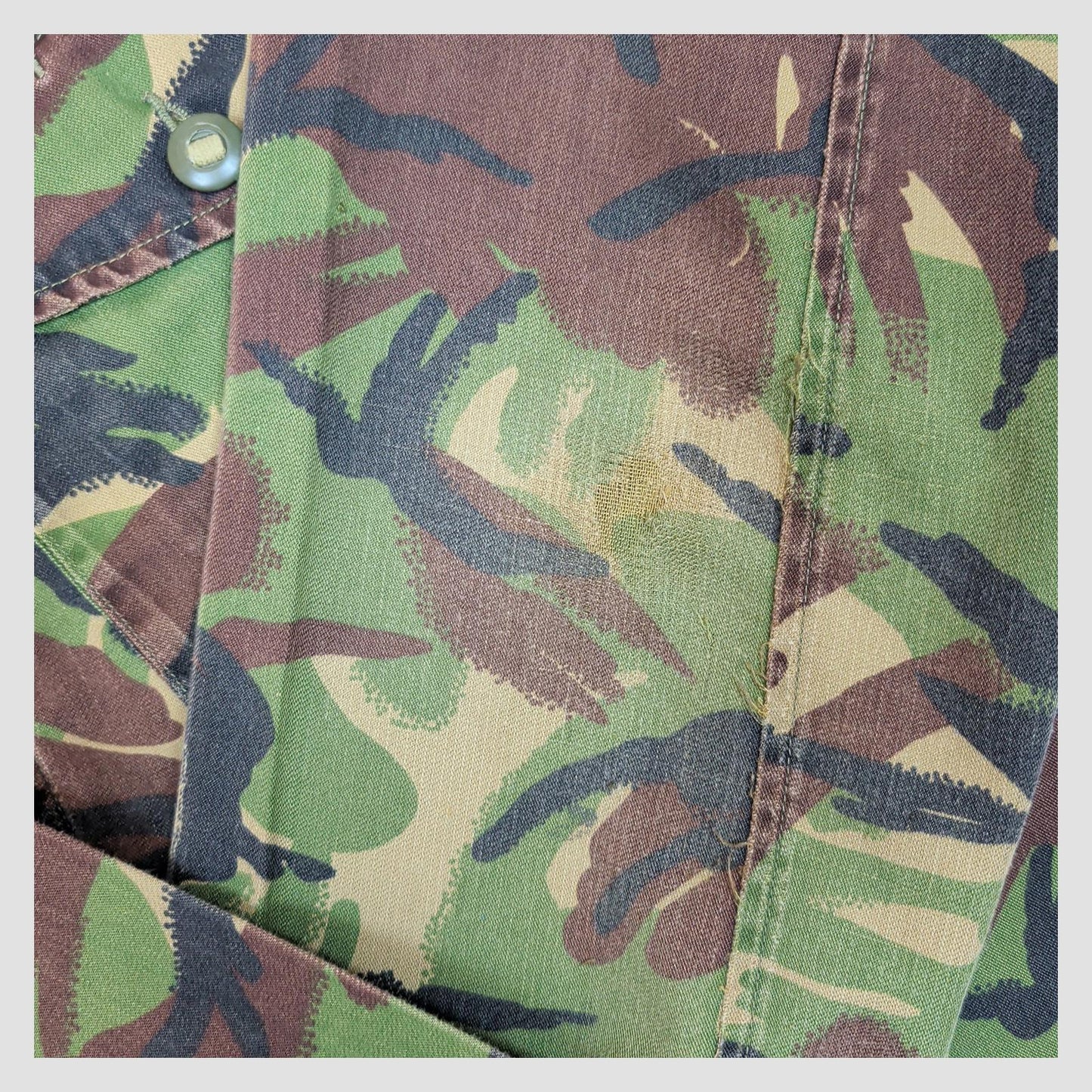 British Army Woodland DPM Combat Jacket 180/112 Military Shirt Large by RewearableUK – | RewearableUK