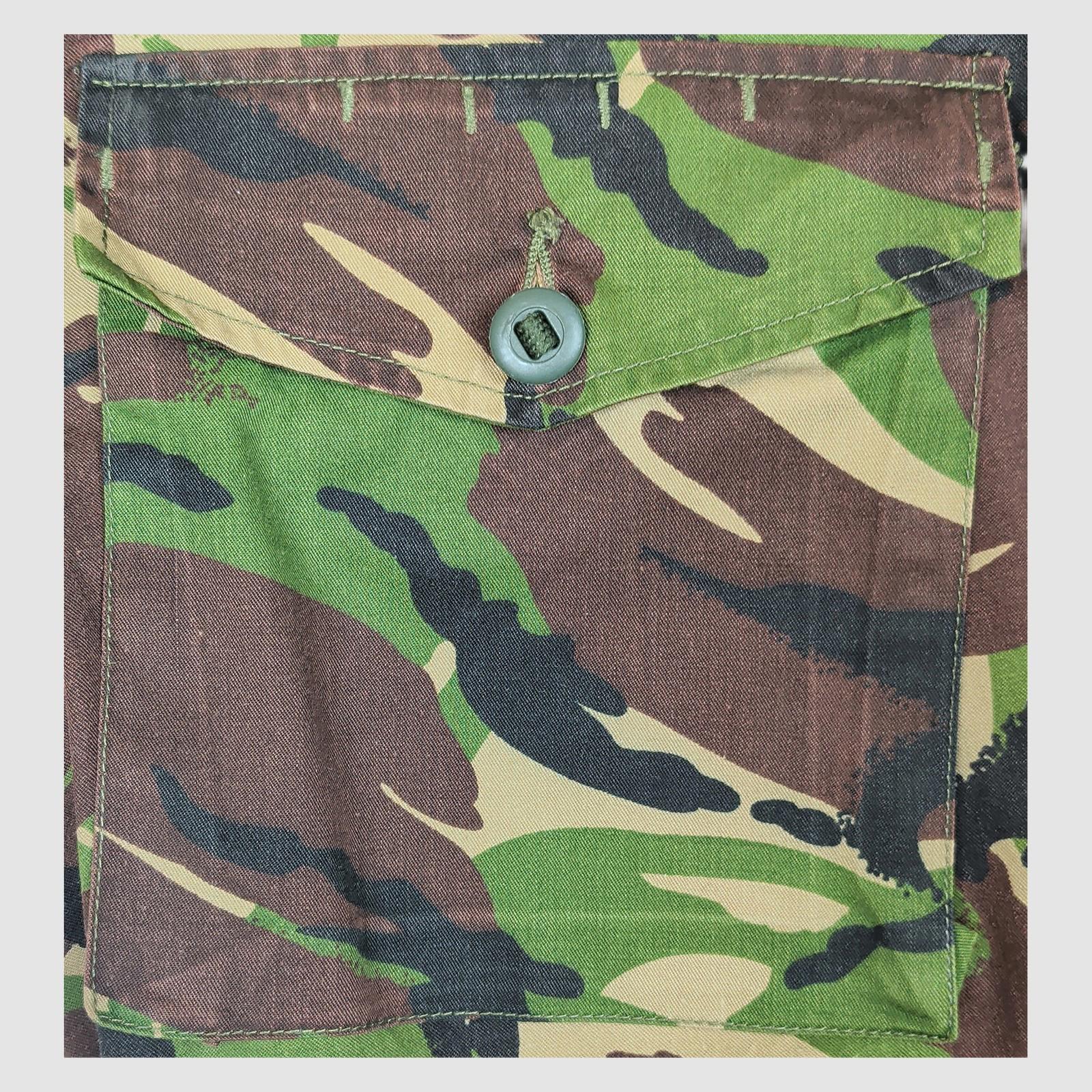 British Army Woodland DPM Lightweight Combat Jacket 170/112 Union Flag by RewearableUK – | RewearableUK