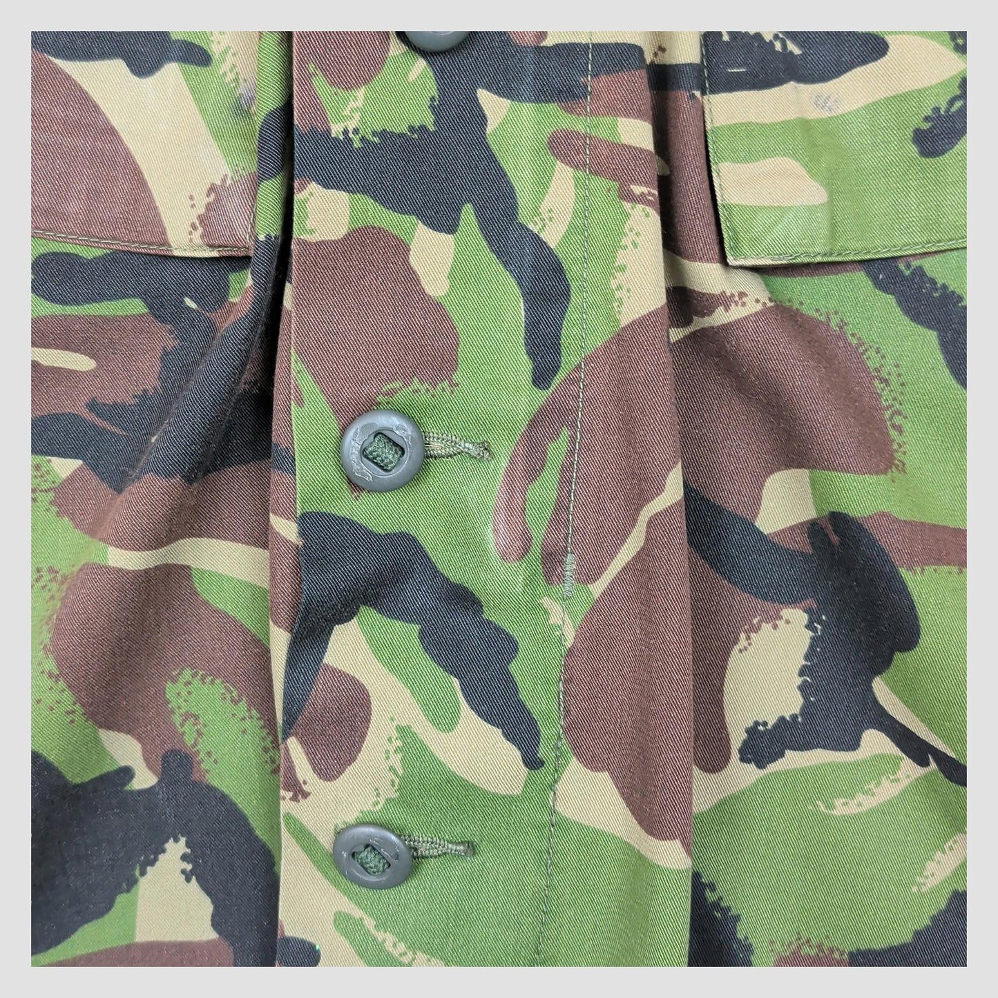 british army woodland dpm lightweight combat jacket 170/88 small camo green uk by RewearableUK – | RewearableUK