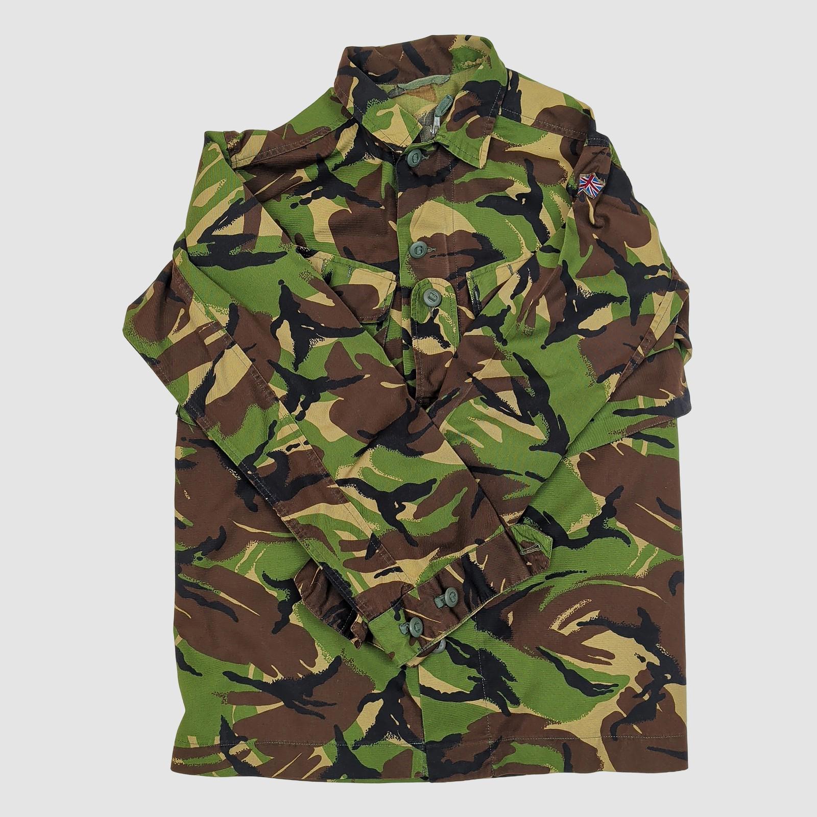 British Army Woodland DPM Lightweight Combat Jacket Union Flag 170/88 by military surplus – | RewearableUK