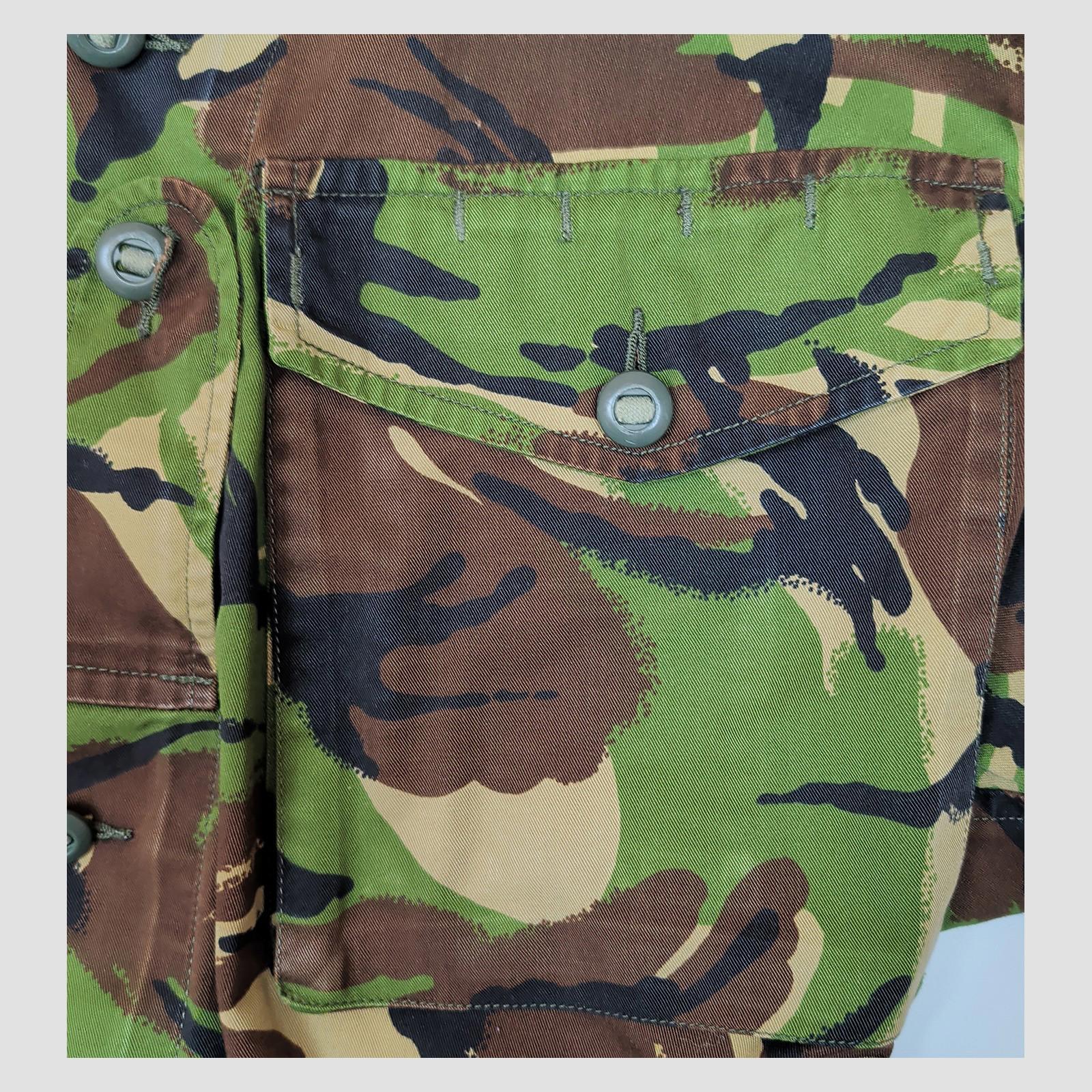 British Army Woodland DPM Lightweight Combat Jacket Union Flag 180/96 Large by military surplus – | RewearableUK