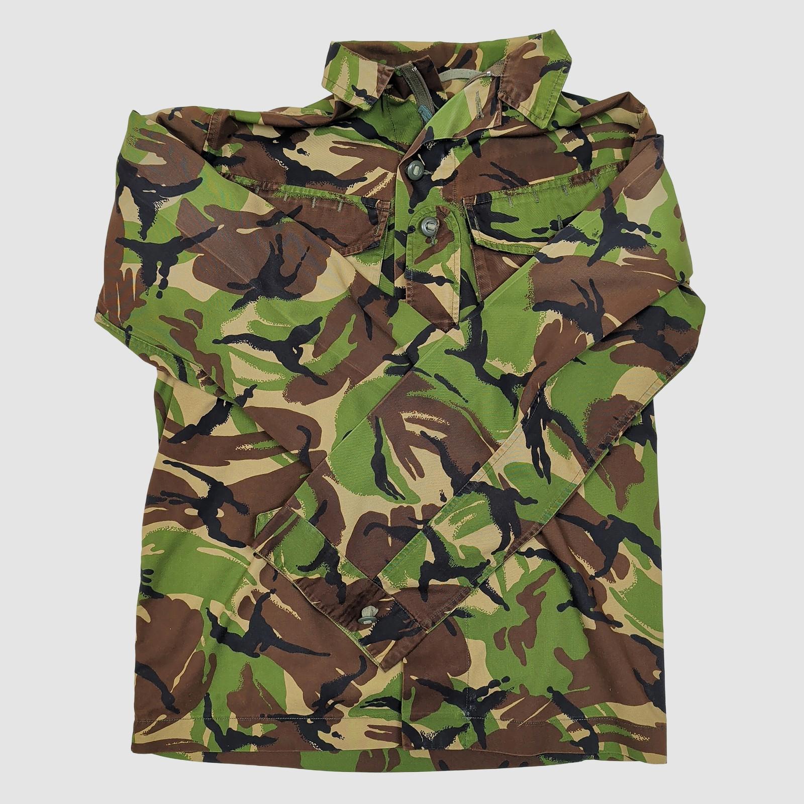 British Army Woodland DPM Lightweight Combat Jacket Union Flag 180/96 Large by military surplus – | RewearableUK